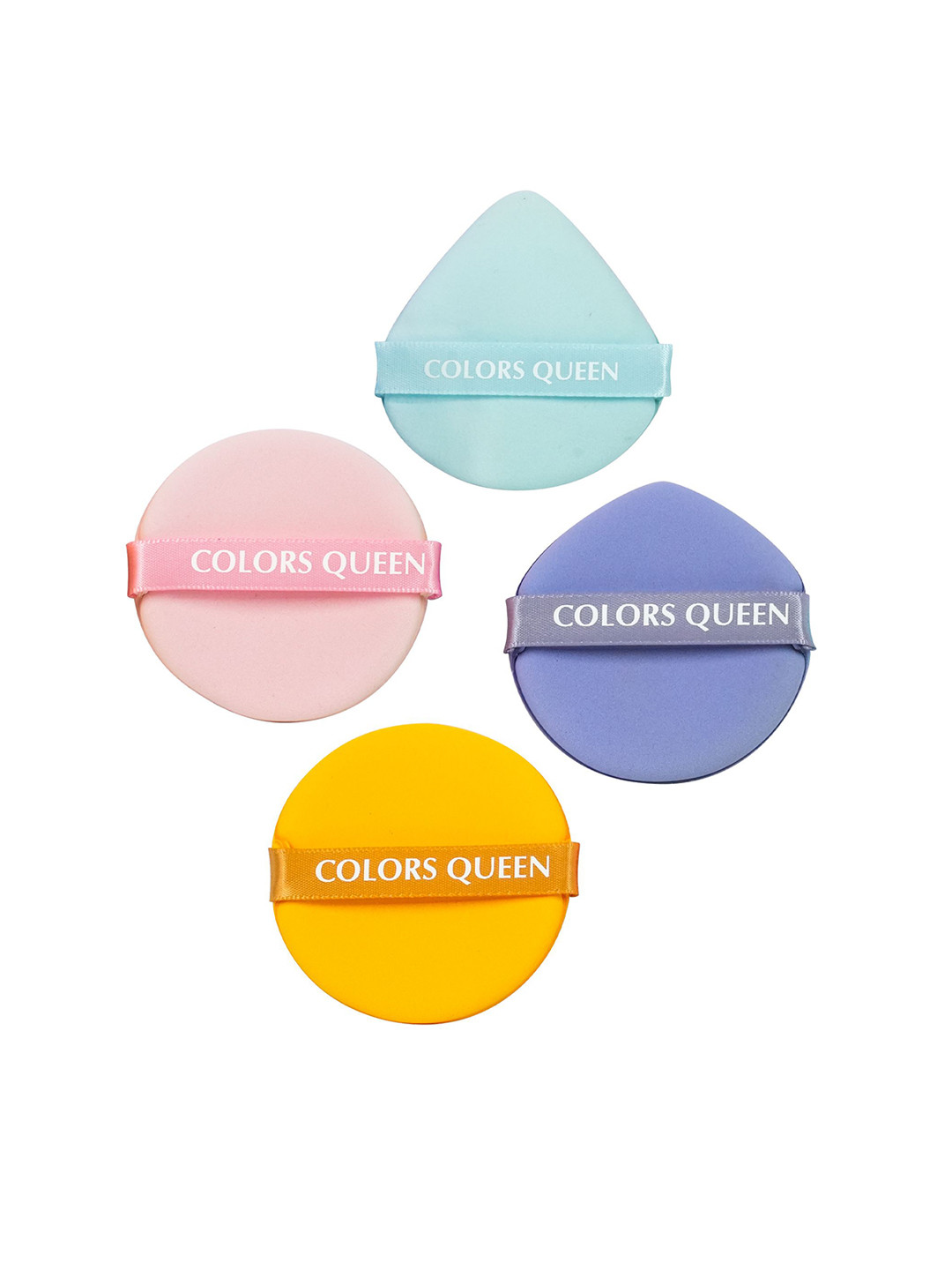 Colors Queen Set Of 4 Soft Makeup Puffs