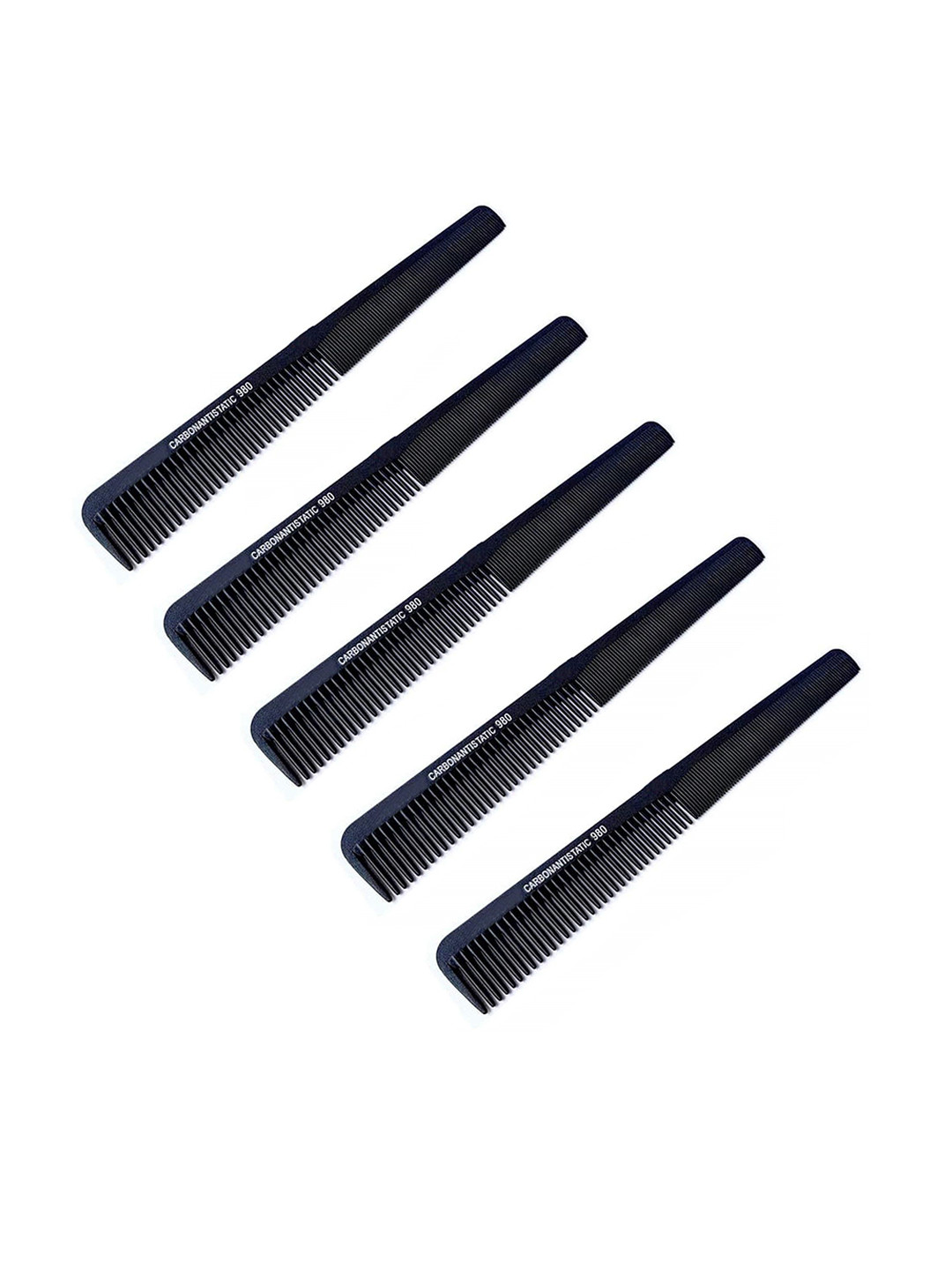 Adhvik Set Of 5 Fine Tooth Comb For Styling