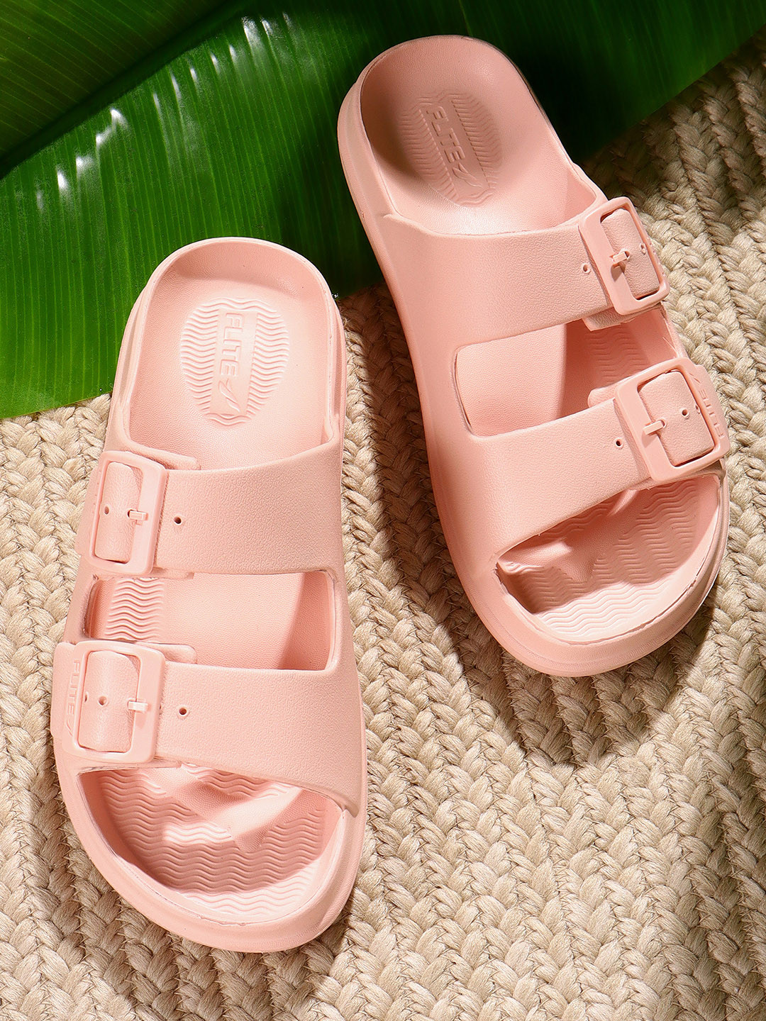 FLITE Women  with Laser Cuts Flip Flops