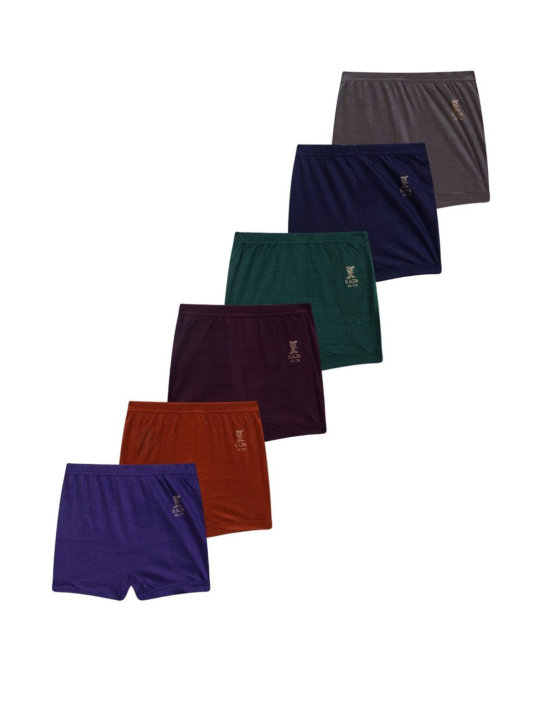 VIRUKSHAM Girls Pack Of 6 Mid-Rise Hipster Briefs