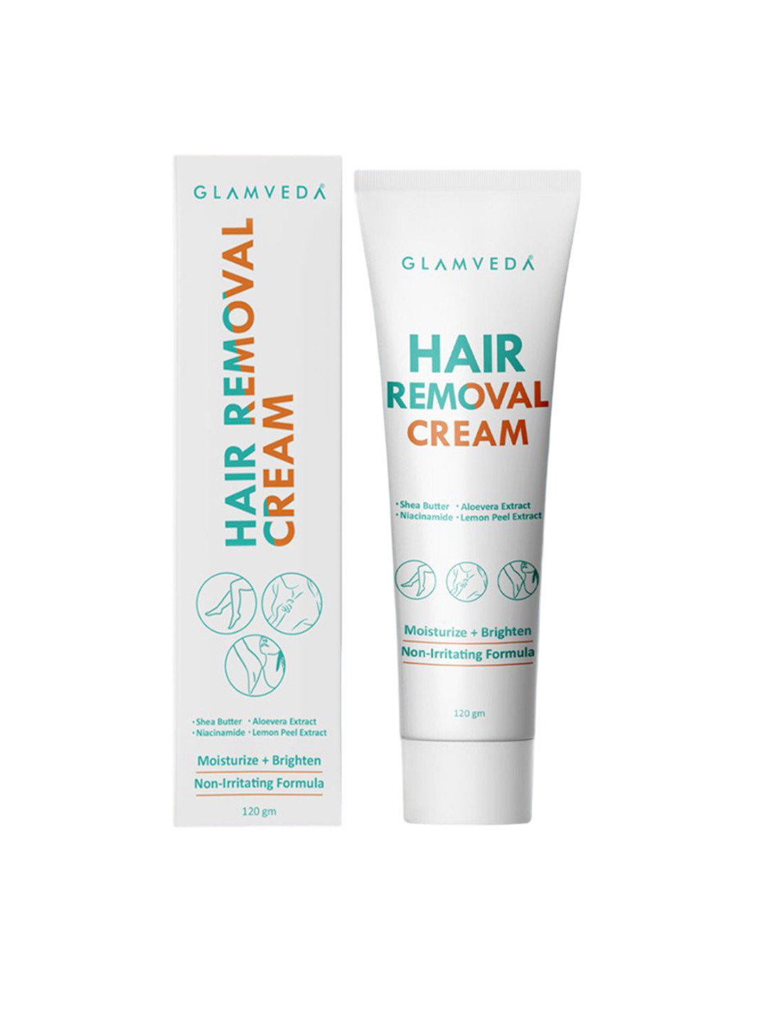 GLAMVEDA Hair Removal Cream With Shea Butter- 120 g