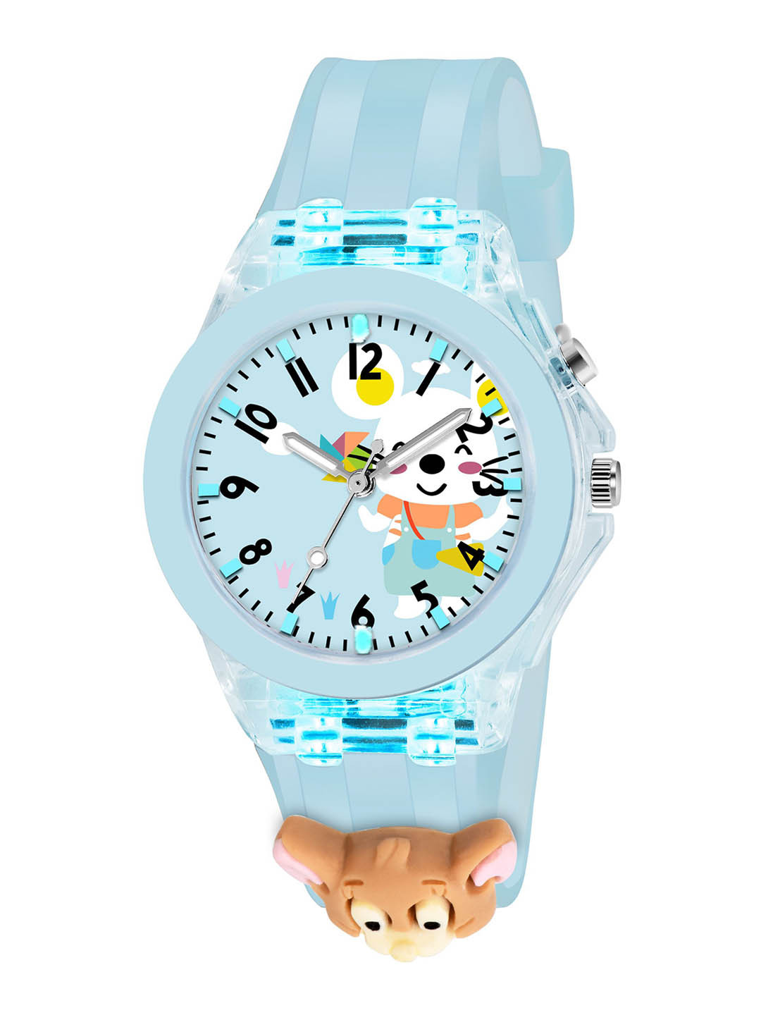 FROZIL Kids Printed Dial & Straps Analogue Watch Sky Stuart