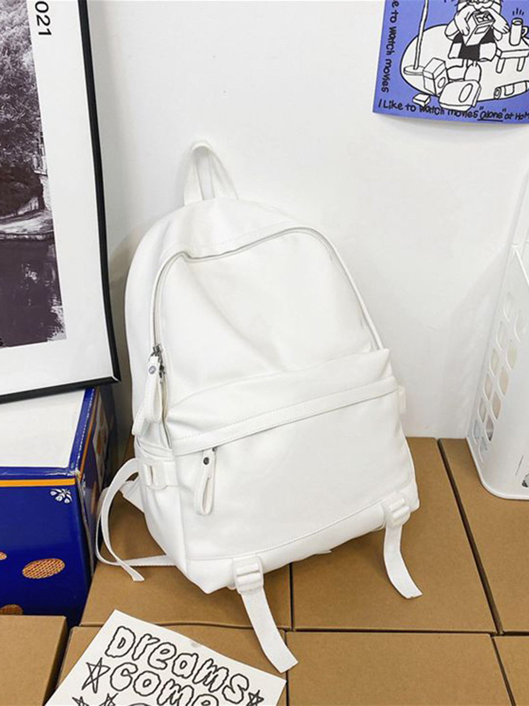 StyleCast x Revolte Unisex Large Solid Backpack