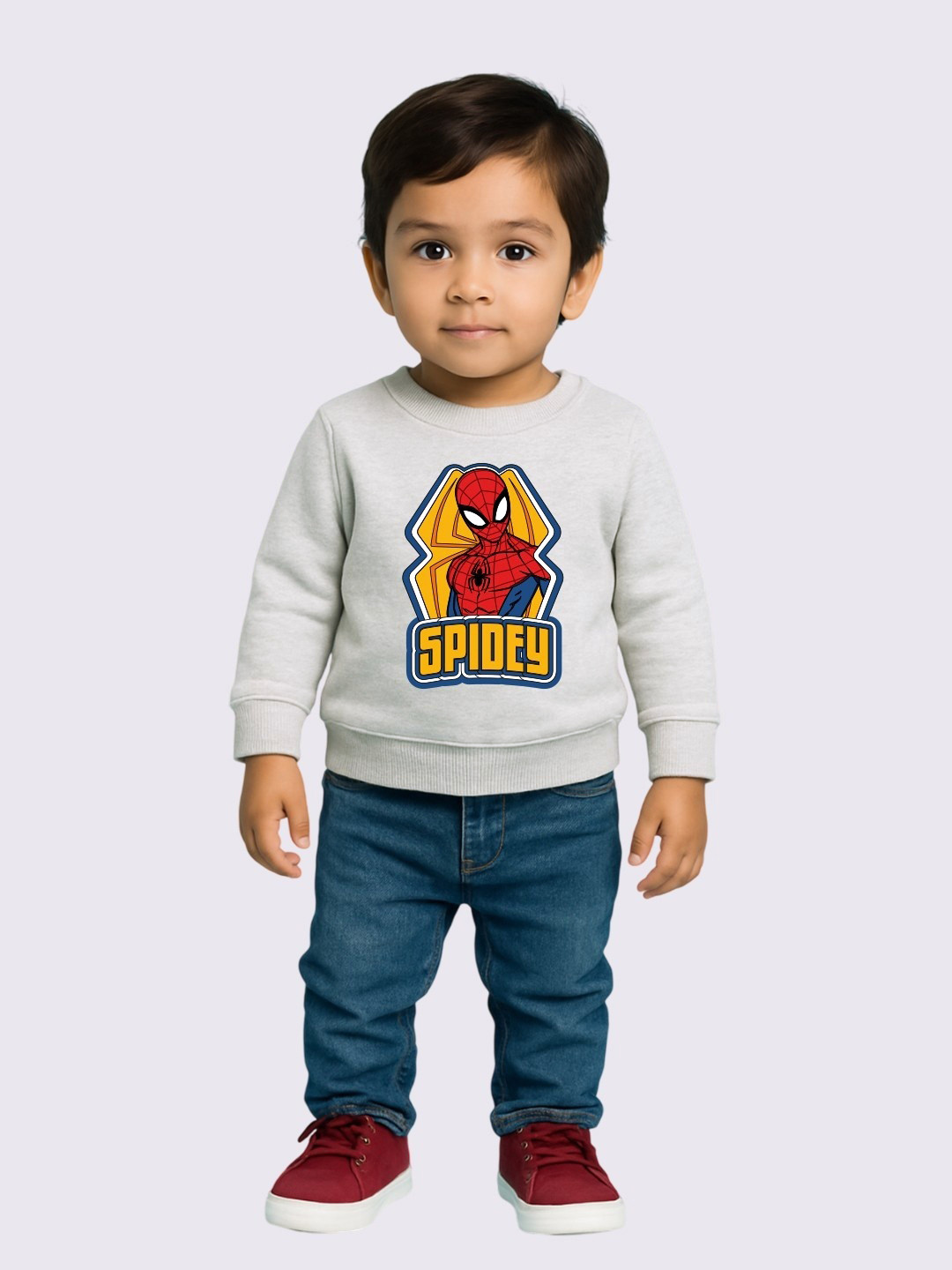 YK Disney Boys Fleece Lined Disney Printed Sweatshirt