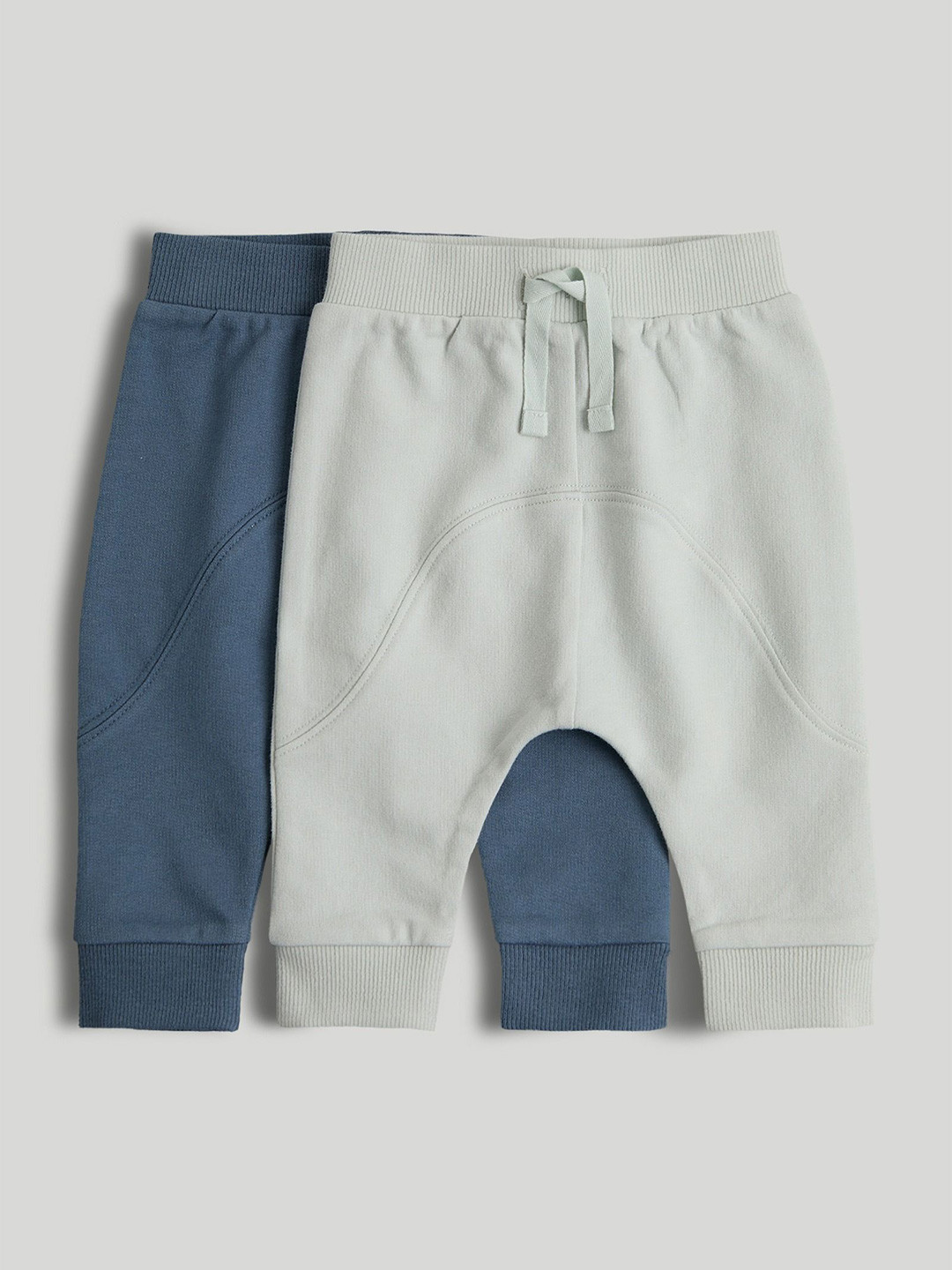 mothercare Boys Pack of 2 Mid-Rise Puffin Island Joggers
