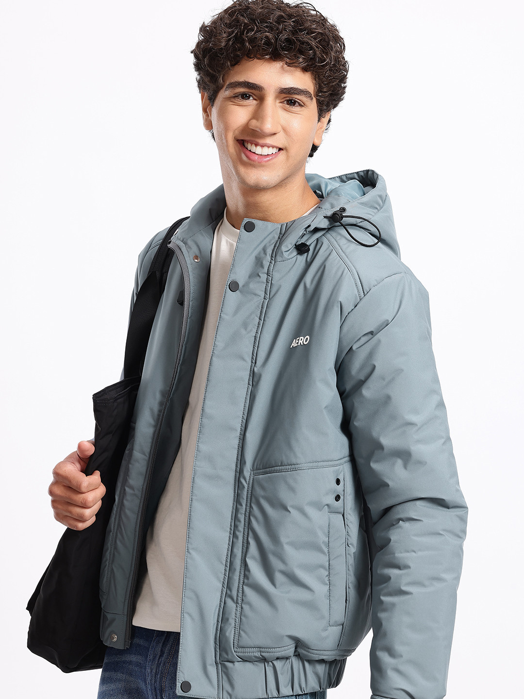 Aeropostale Hooded Puffer Jacket