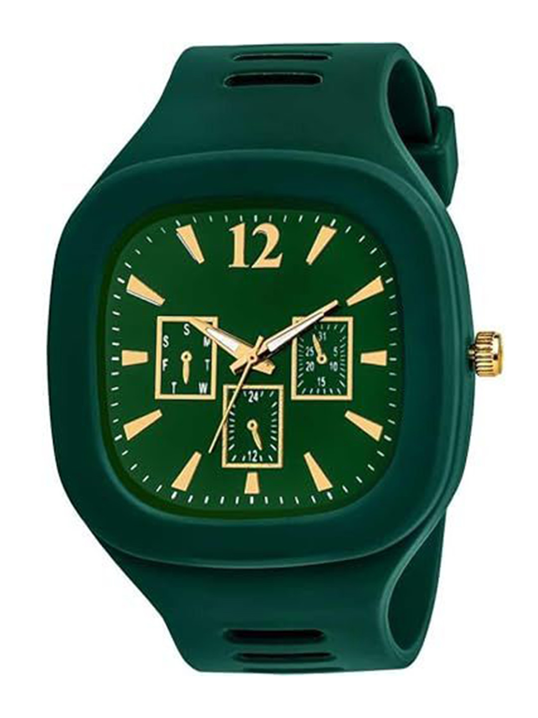 SELLORIA Unisex Embellished Dial & Bracelet Style Straps Analogue Watch GrinAddi