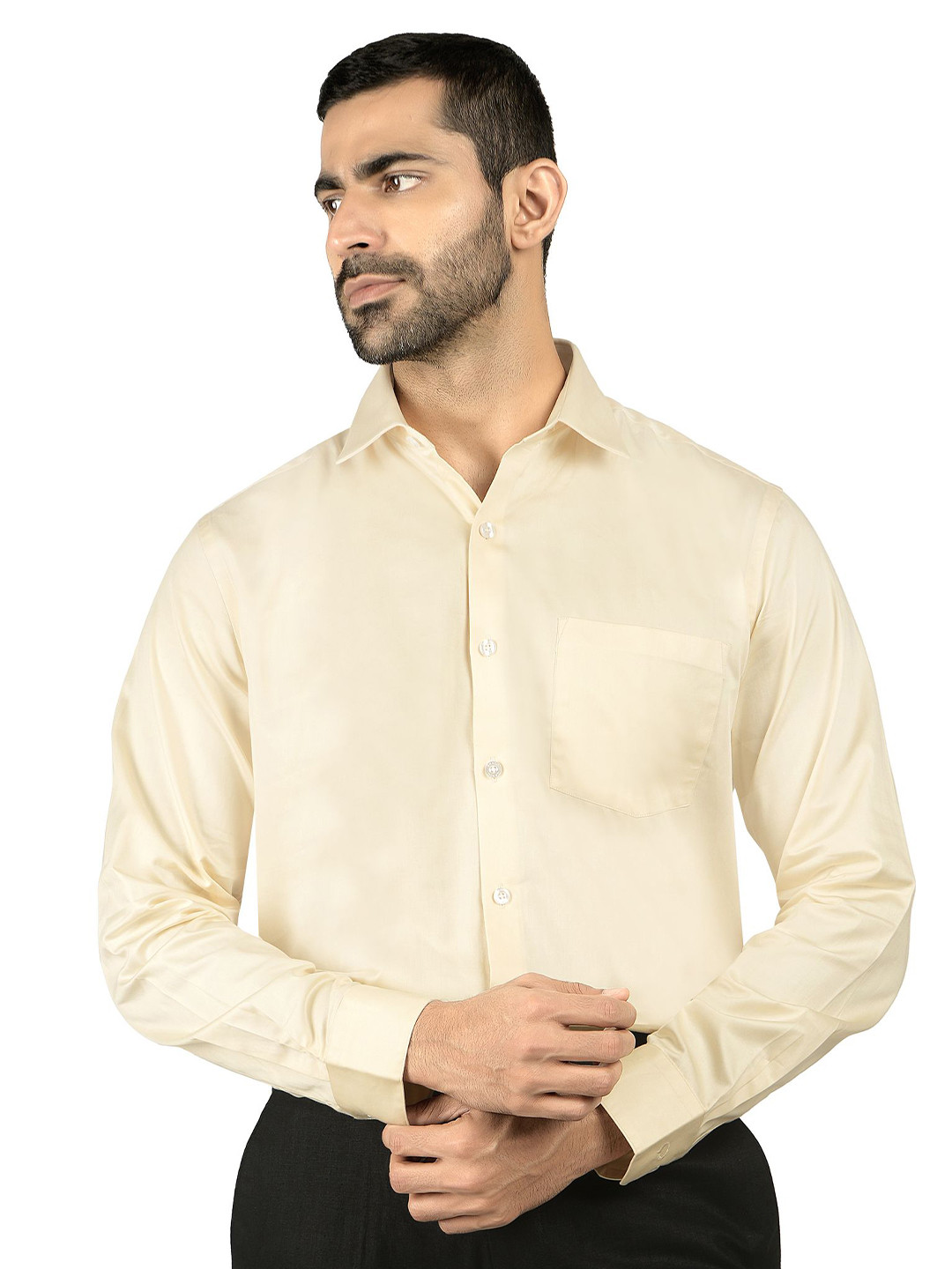 GRADO Mens Premium Giza Cotton Pure Cotton  Daily Wear Spread Collar Formal Shirt