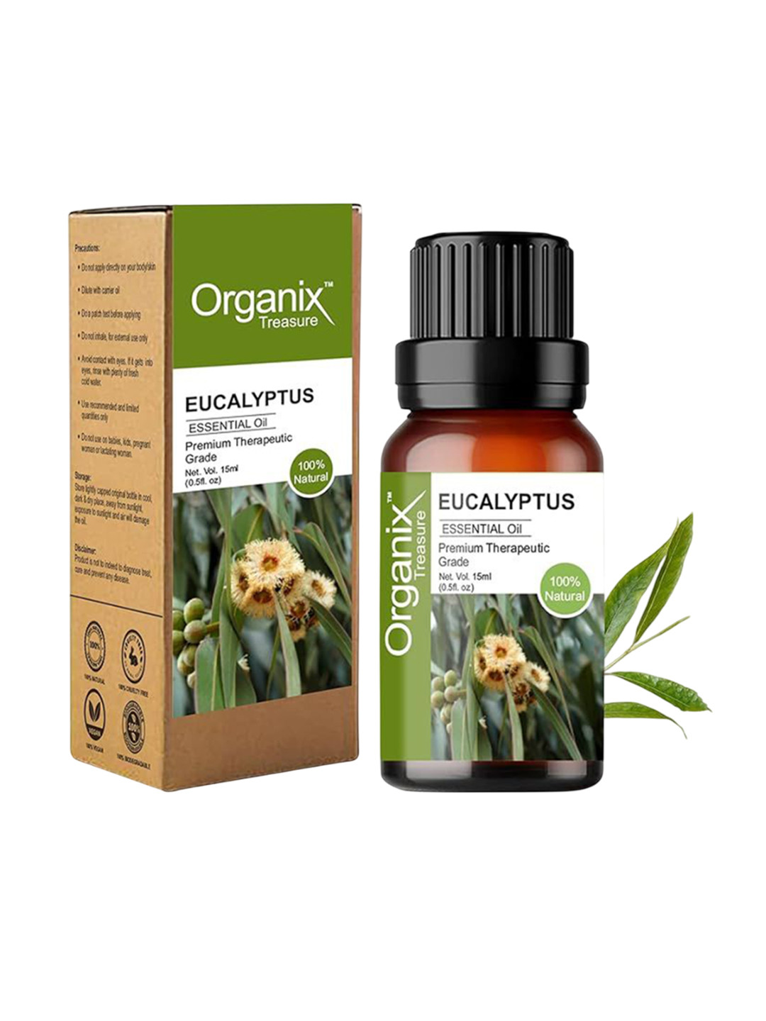 Organix Treasure Eucalyptus Essential Oil- 15 ml