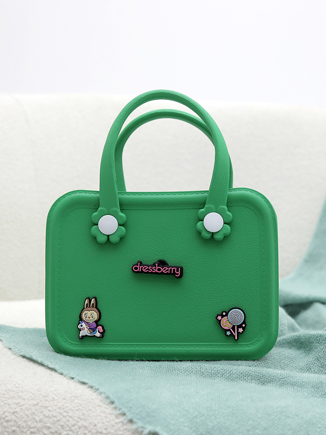 DressBerry Women Multipourpose EVA Bag with Charms