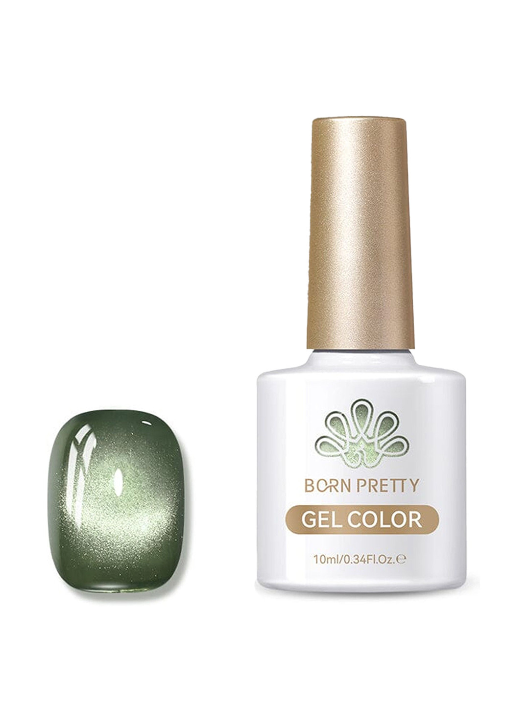 BORN PRETTY Cat Magnetic Gel Polish - 10 ml - Dark Emerald-MY41