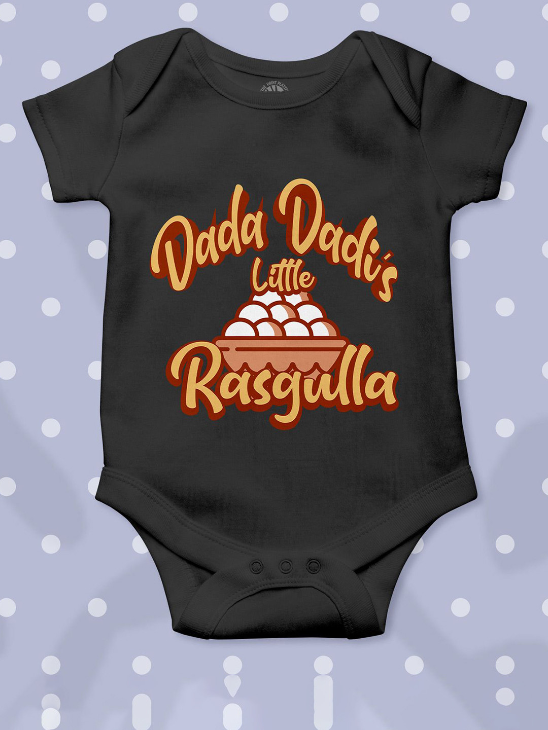 THE PRINT PLATTER Infants Printed Cotton Bodysuit