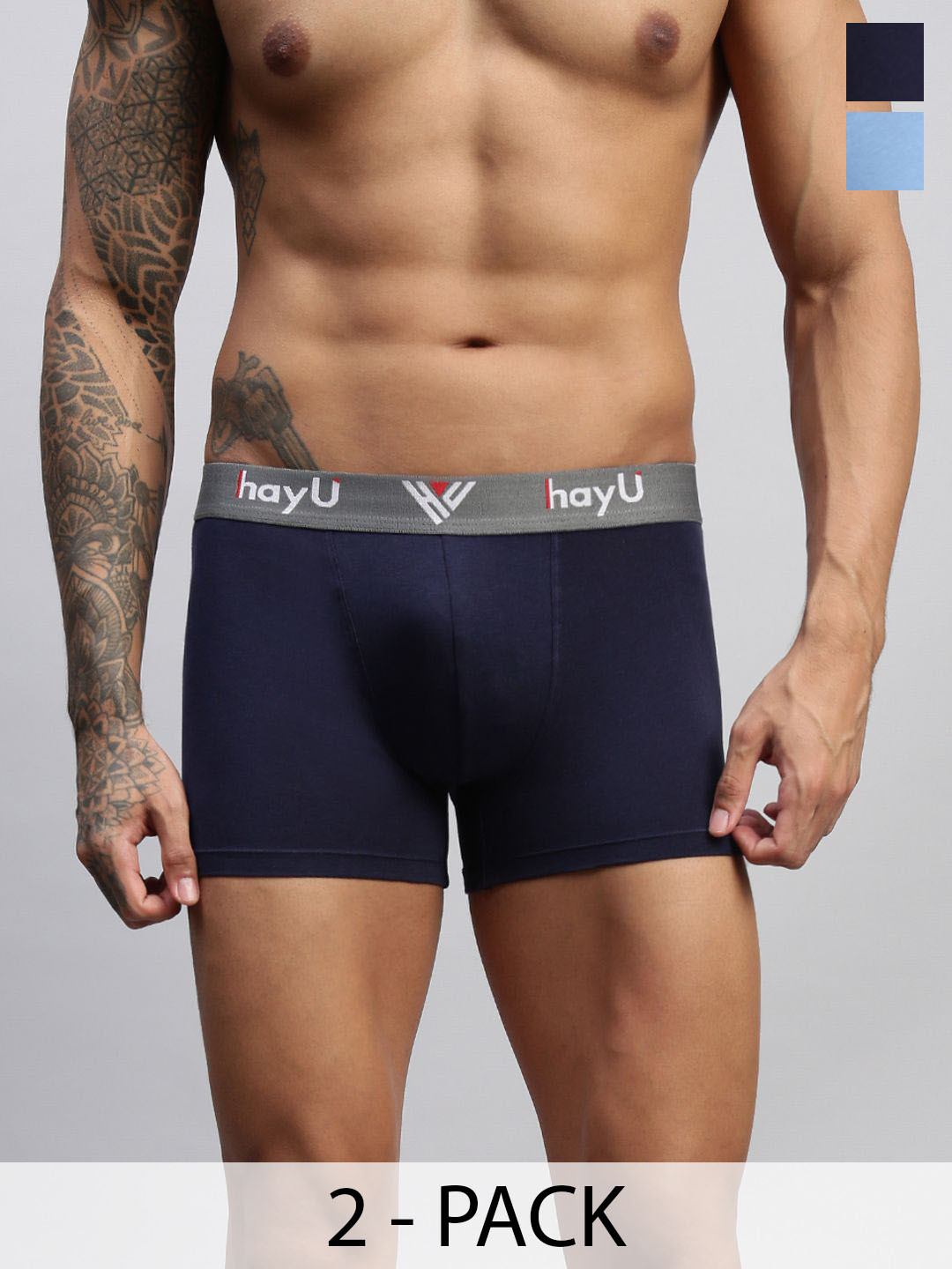 HAYU Pack Of 2 Short Trunks HUTR_001_BUDRB_S_2PC
