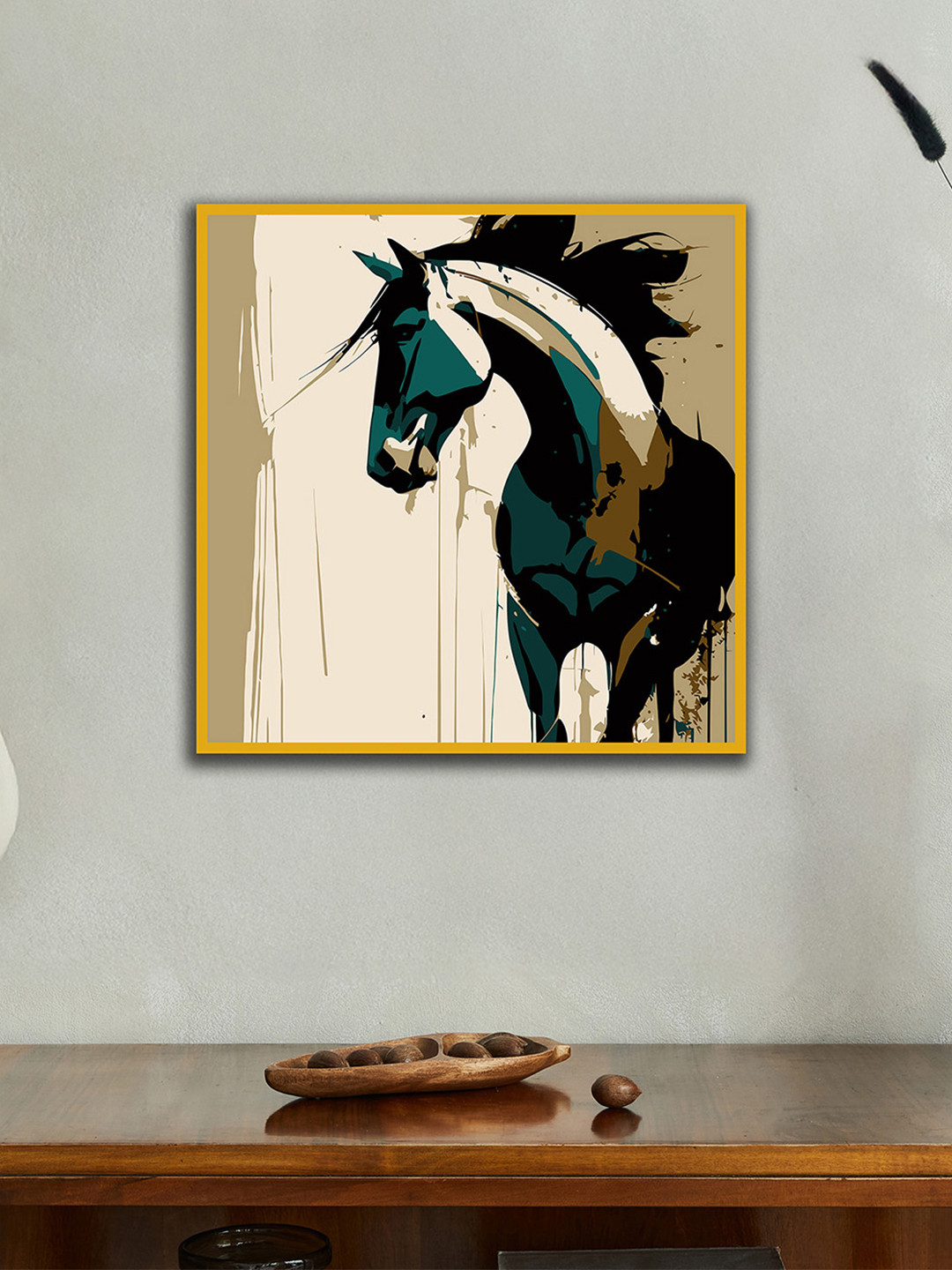 nestroots Black And White Windswept Grace Canvas Wall Art