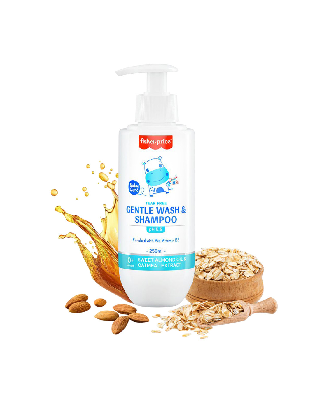 Fisher-Price Baby Care Gentle Wash & Shampoo - 250 ml