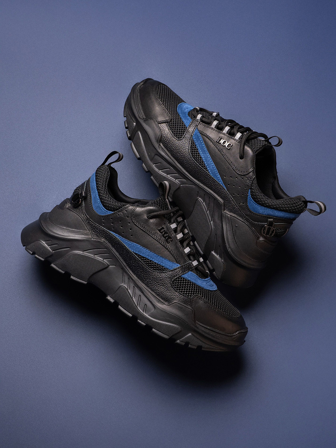 Doc Martin Stallone Prime Men Colourblocked Antibacterial Lace-Ups Leather Sneakers