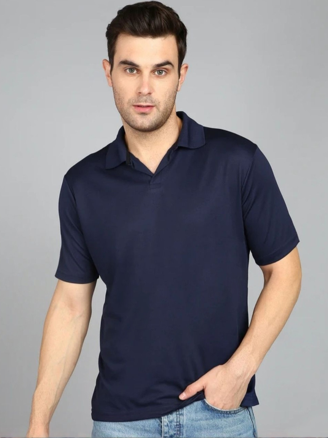 Vivaan Fab Polo Collar Rapid-Dry T-shirt