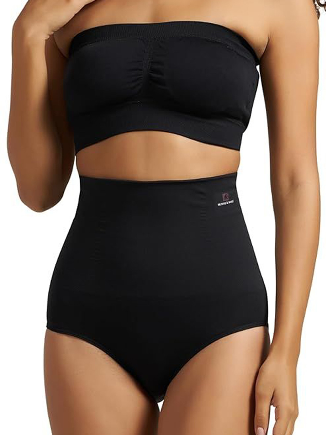 Munns & Mars High-Rise Seamless Hipster Body Shaper Briefs MMTTPBLM-NEW