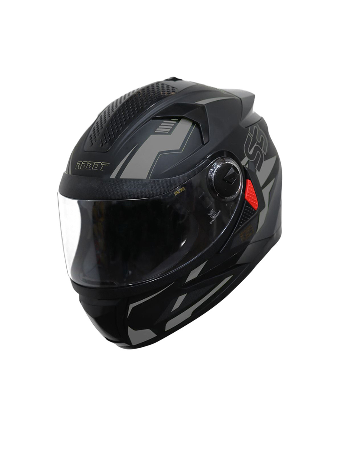 Steelbird SBH-17 Robot Terminator Printed Full Face Scratch Resistant Riding Helmet