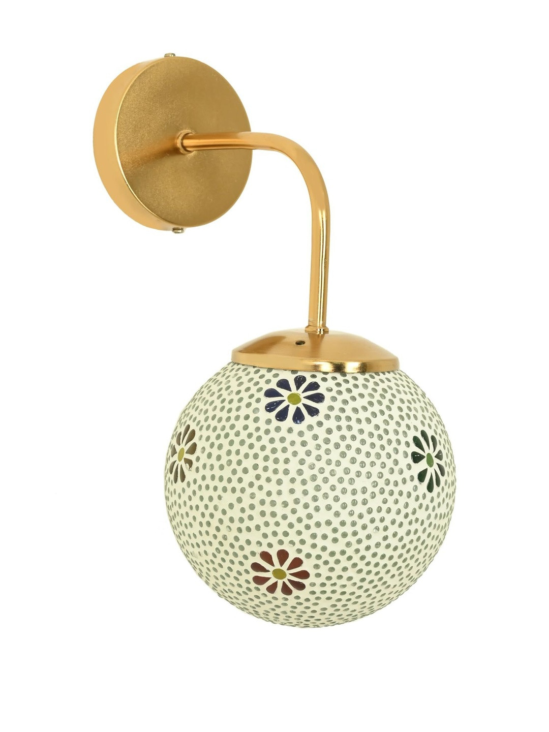 1ST TIME Multi Printed Glass Traditional Cylinder Wall Lamps Wall Lamps