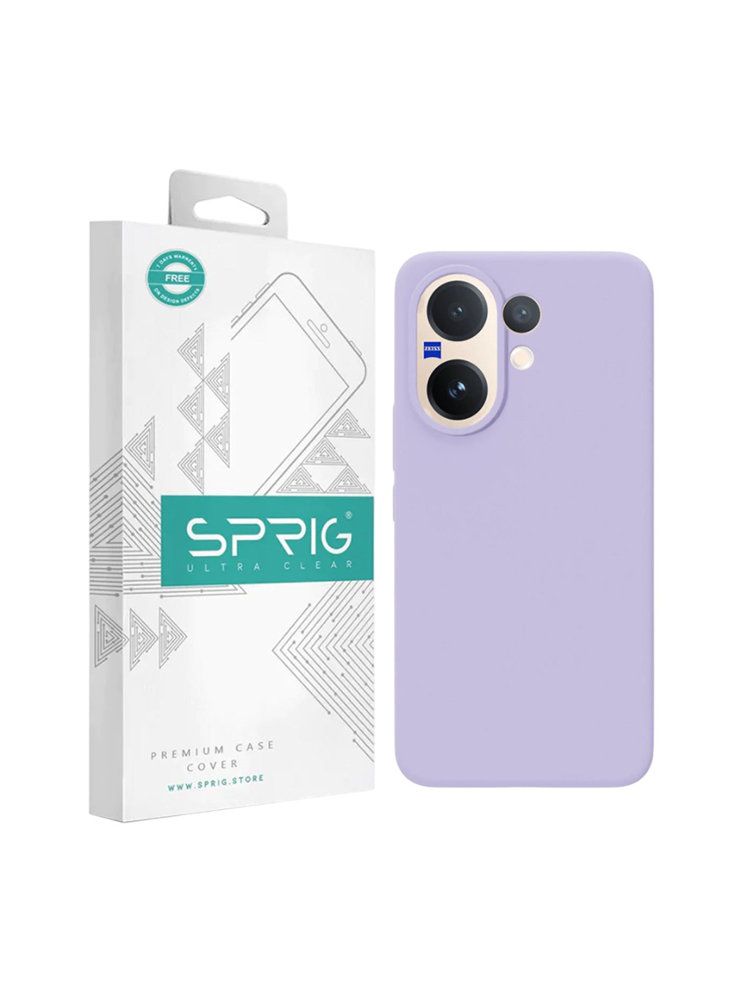 SPRIG Liquid Silicone vivo V60 Back Case