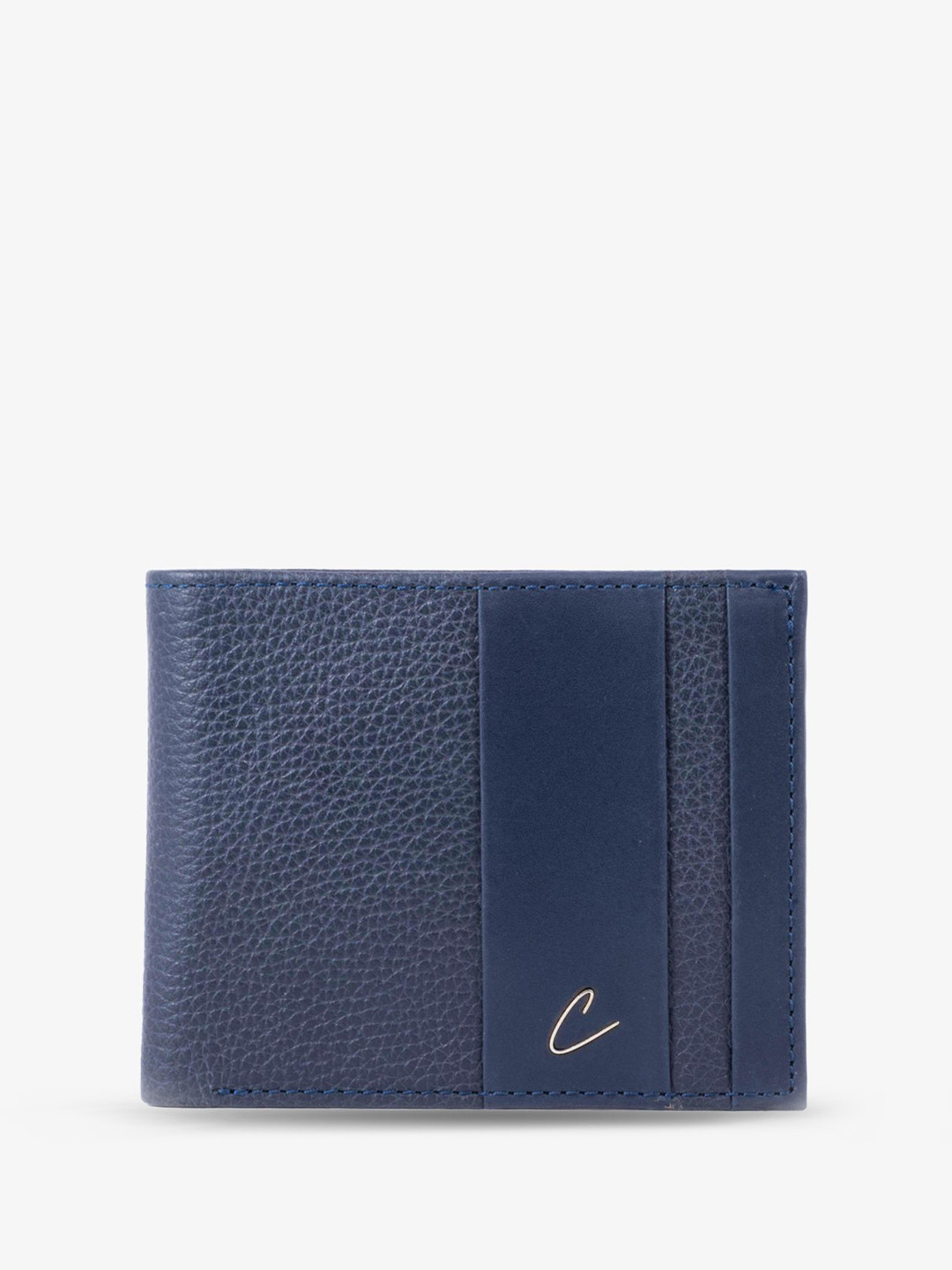 El'Curio Men Leather Two Fold Wallet