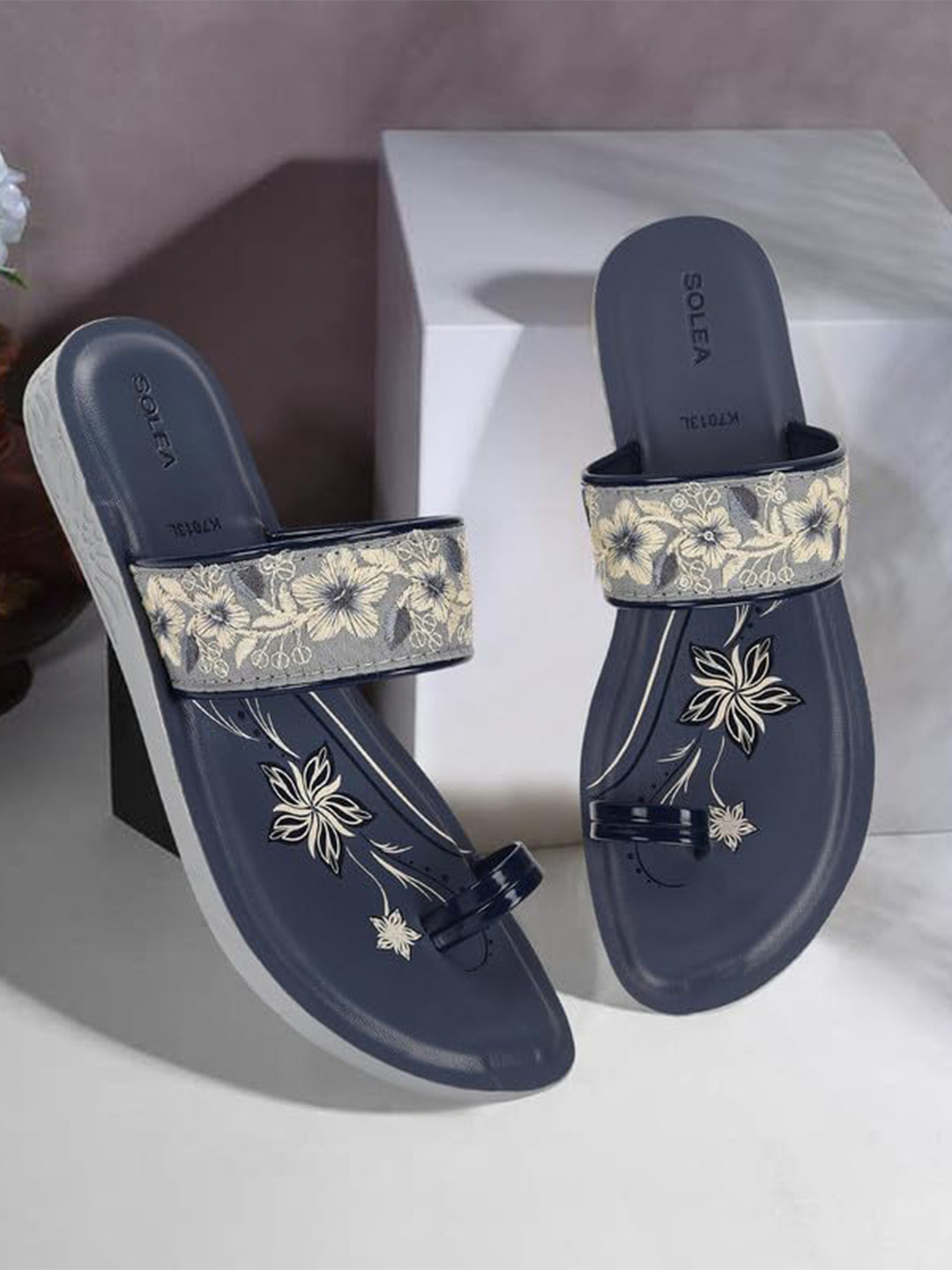 Paragon Embellished One Toe Flats