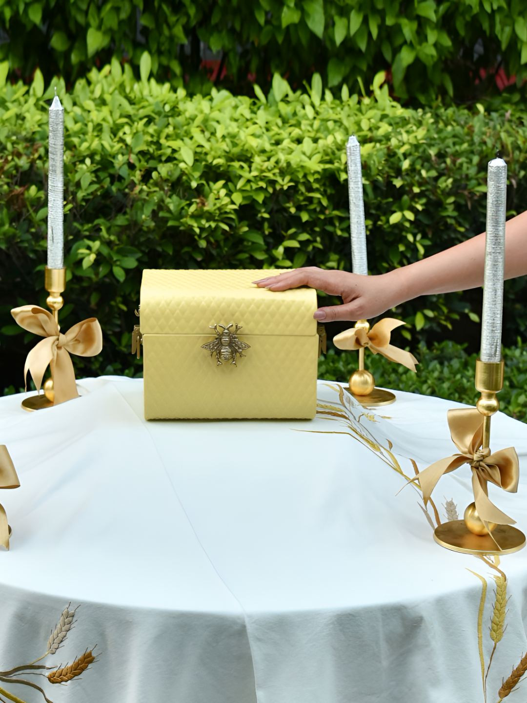 Living With Elan Yellow Easy to Clean Rectangle Box Container