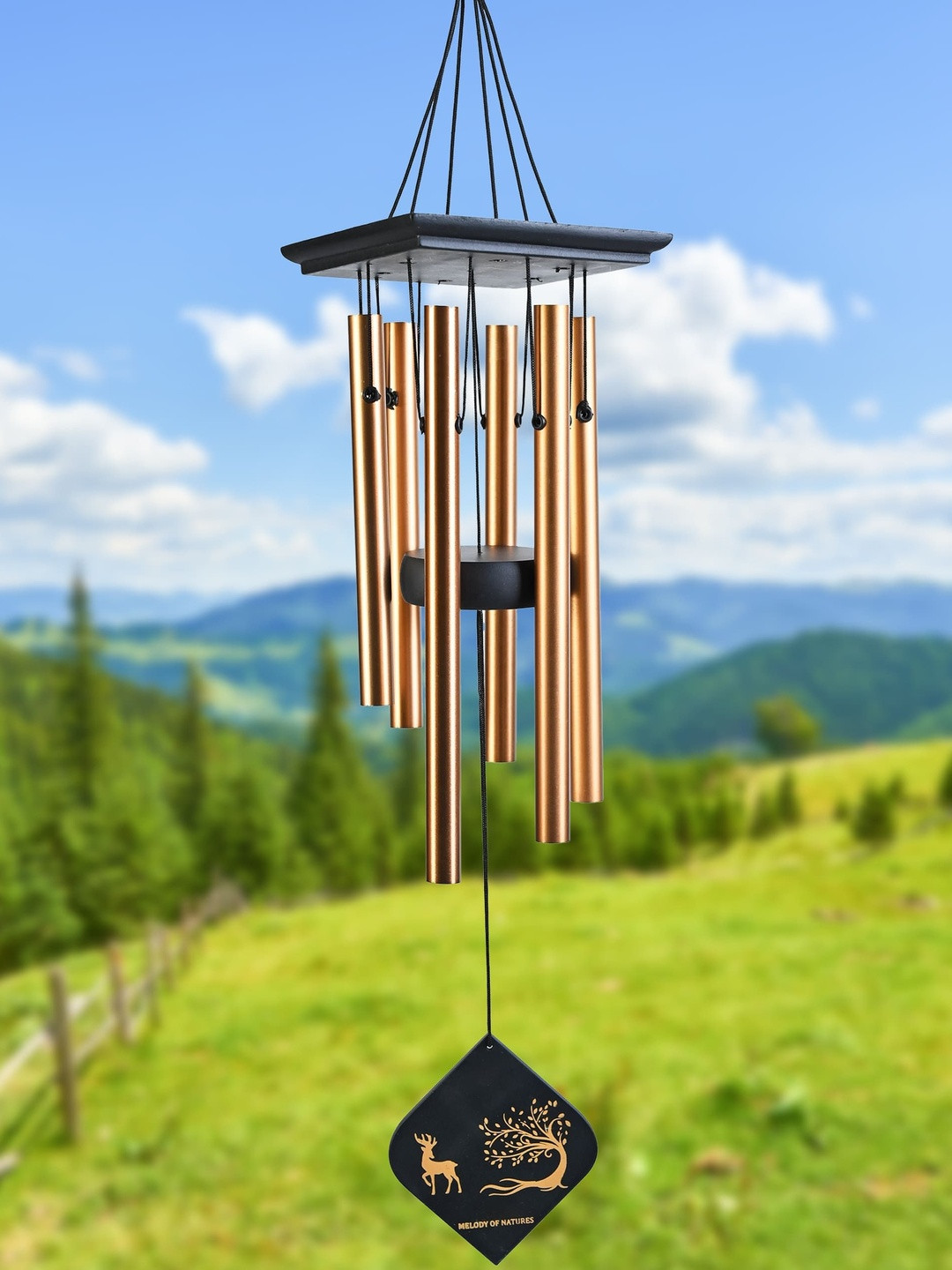 HINDCRAFT Copper tone Wind Chime