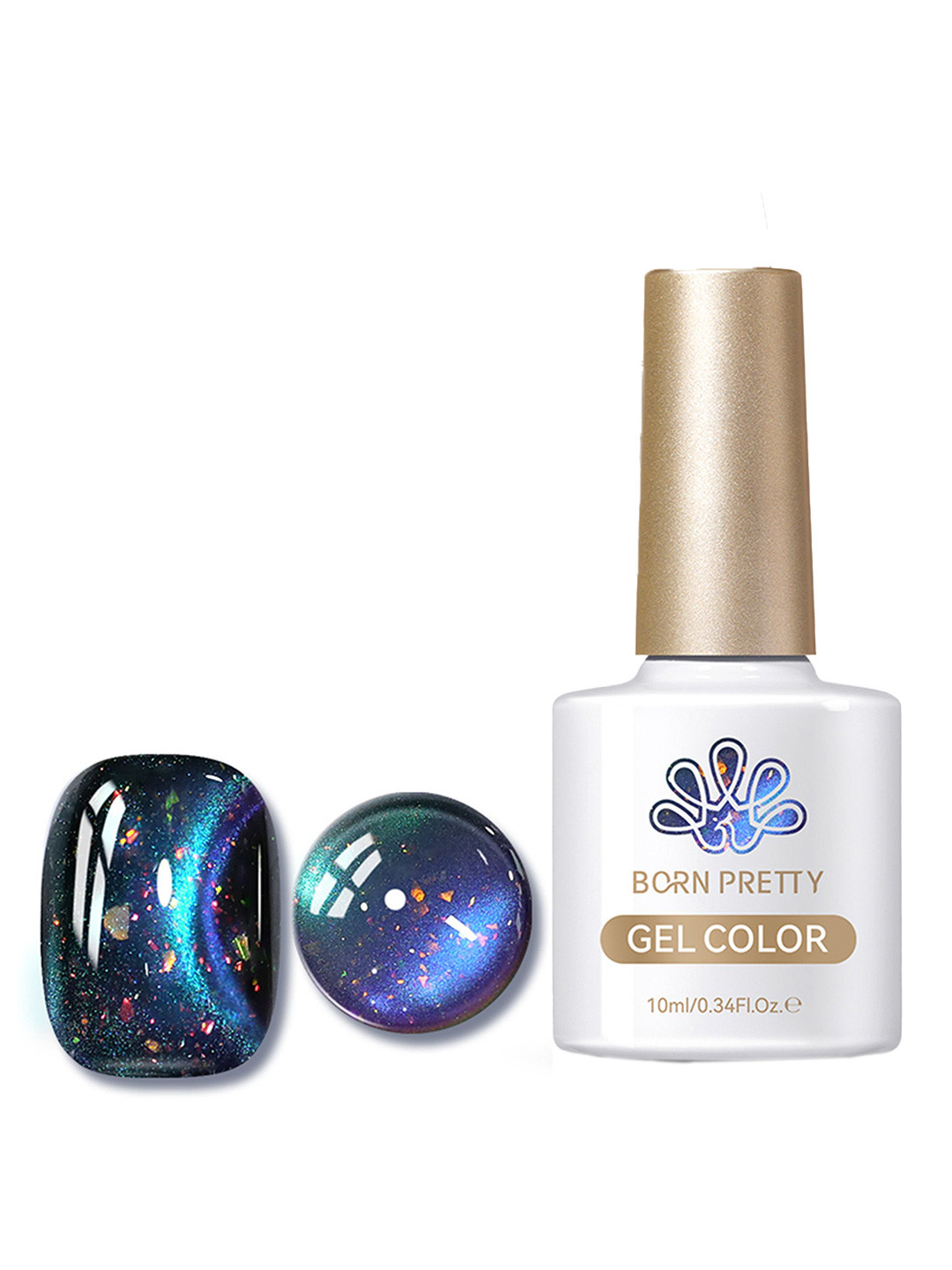 BORN PRETTY Cat Eye Magnetic Gel Polish - 10 ml - Starry Sky - MY35