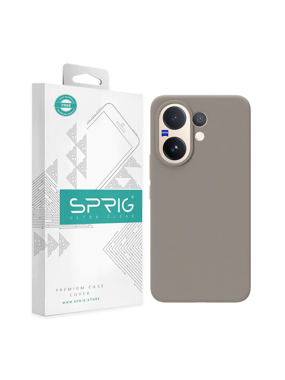 SPRIG vivo V60 Impact Resistant Back Case Mobile Accessories