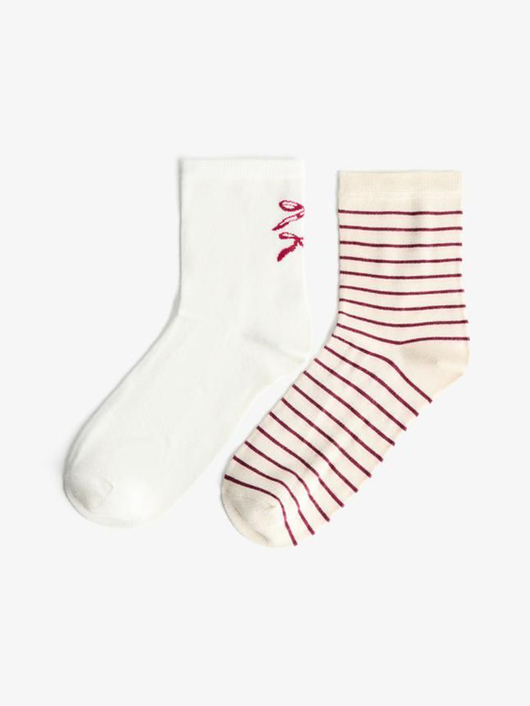 Bershka 2-Pack Of Bow Socks