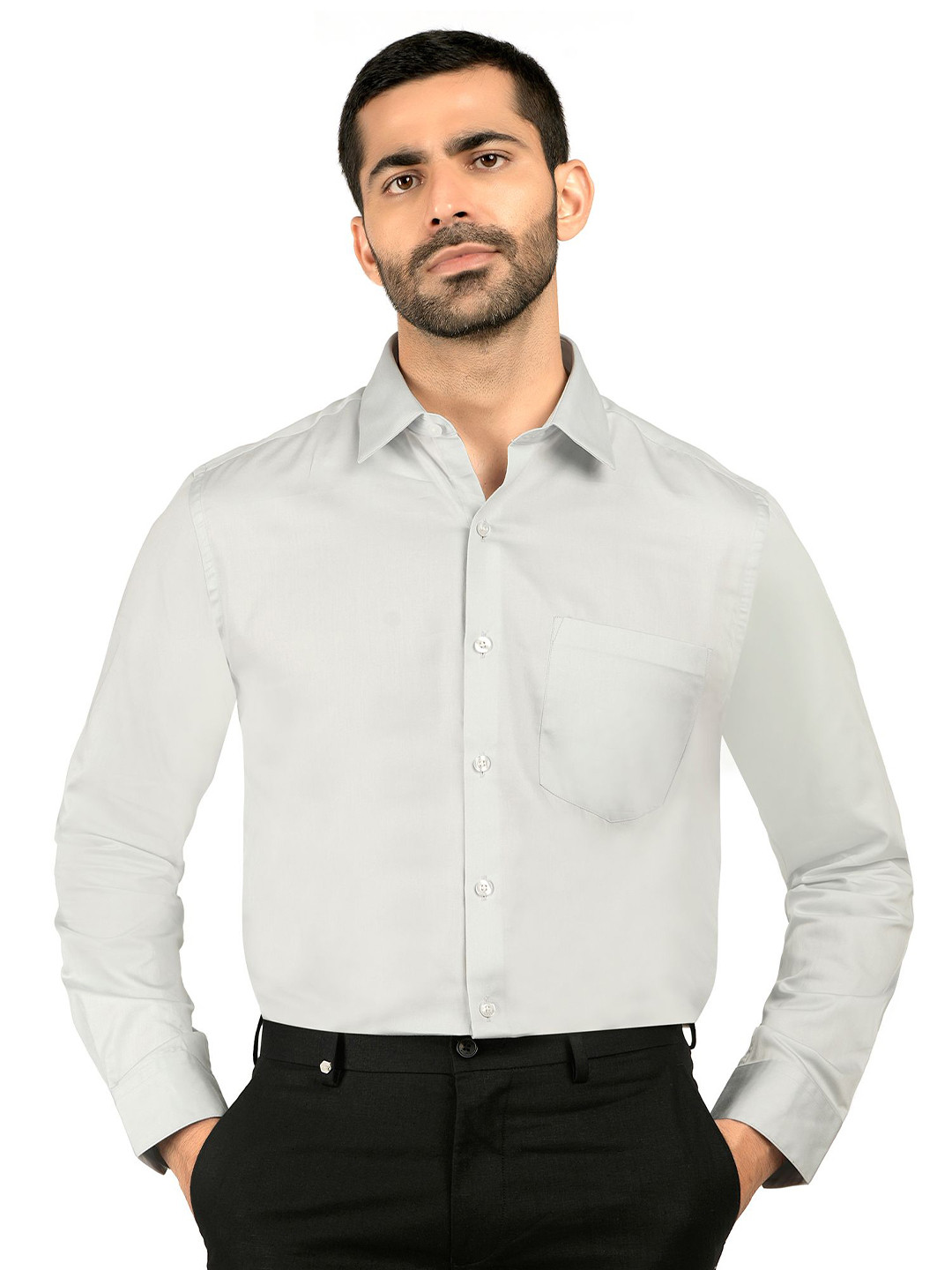 GRADO Mens Premium Giza Cotton Pure Cotton  Daily Wear Spread Collar Formal Shirt