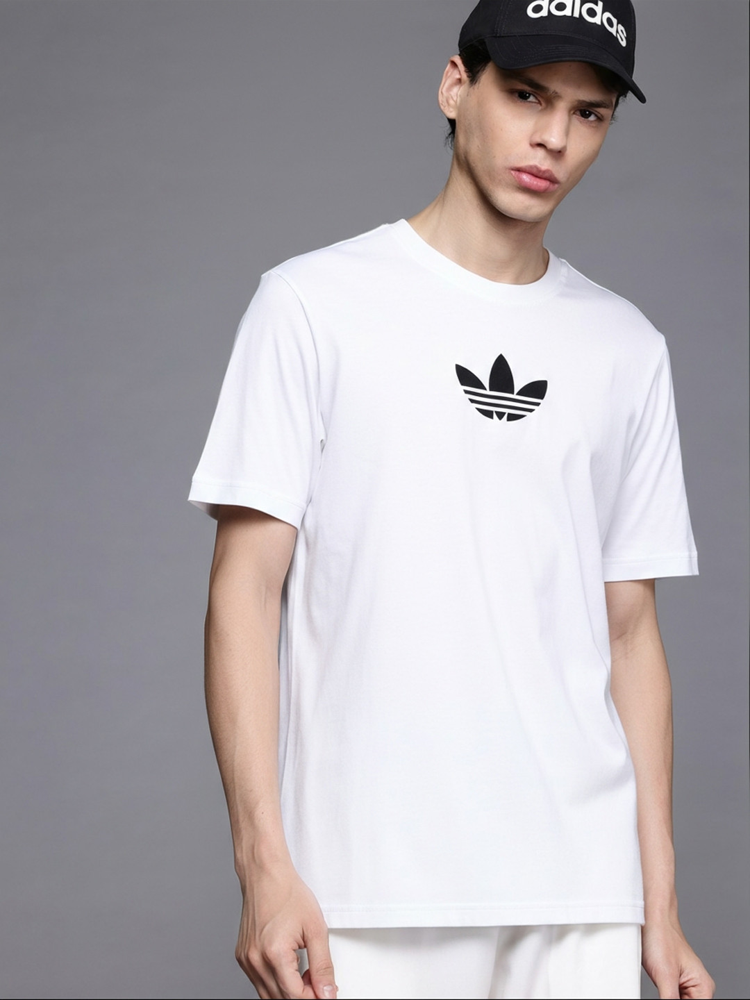 ADIDAS Originals Brand Logo Print Oversized T-shirt