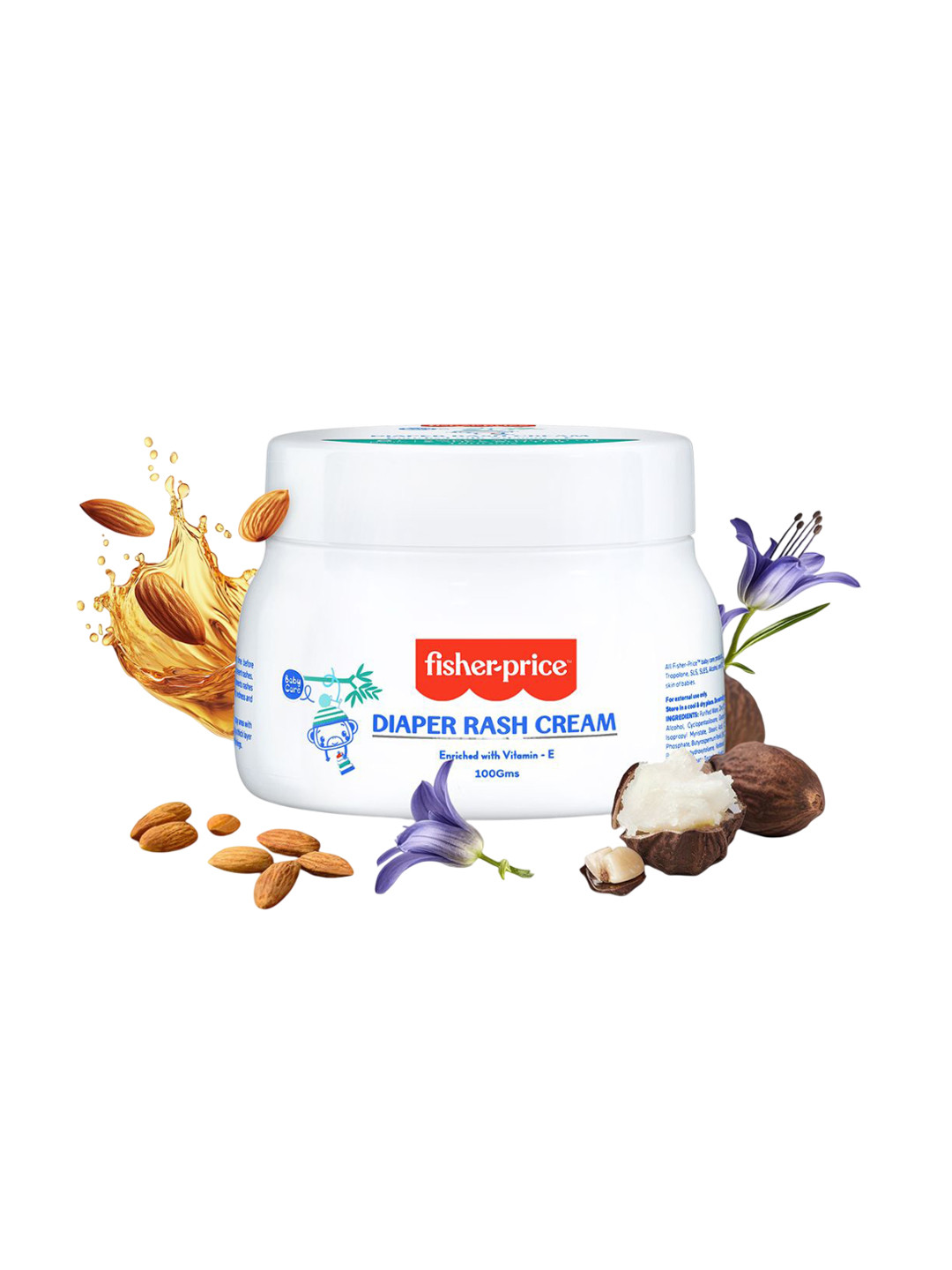 Fisher-Price Baby Care Diaper Rash Cream With Shea Butter- 100 g