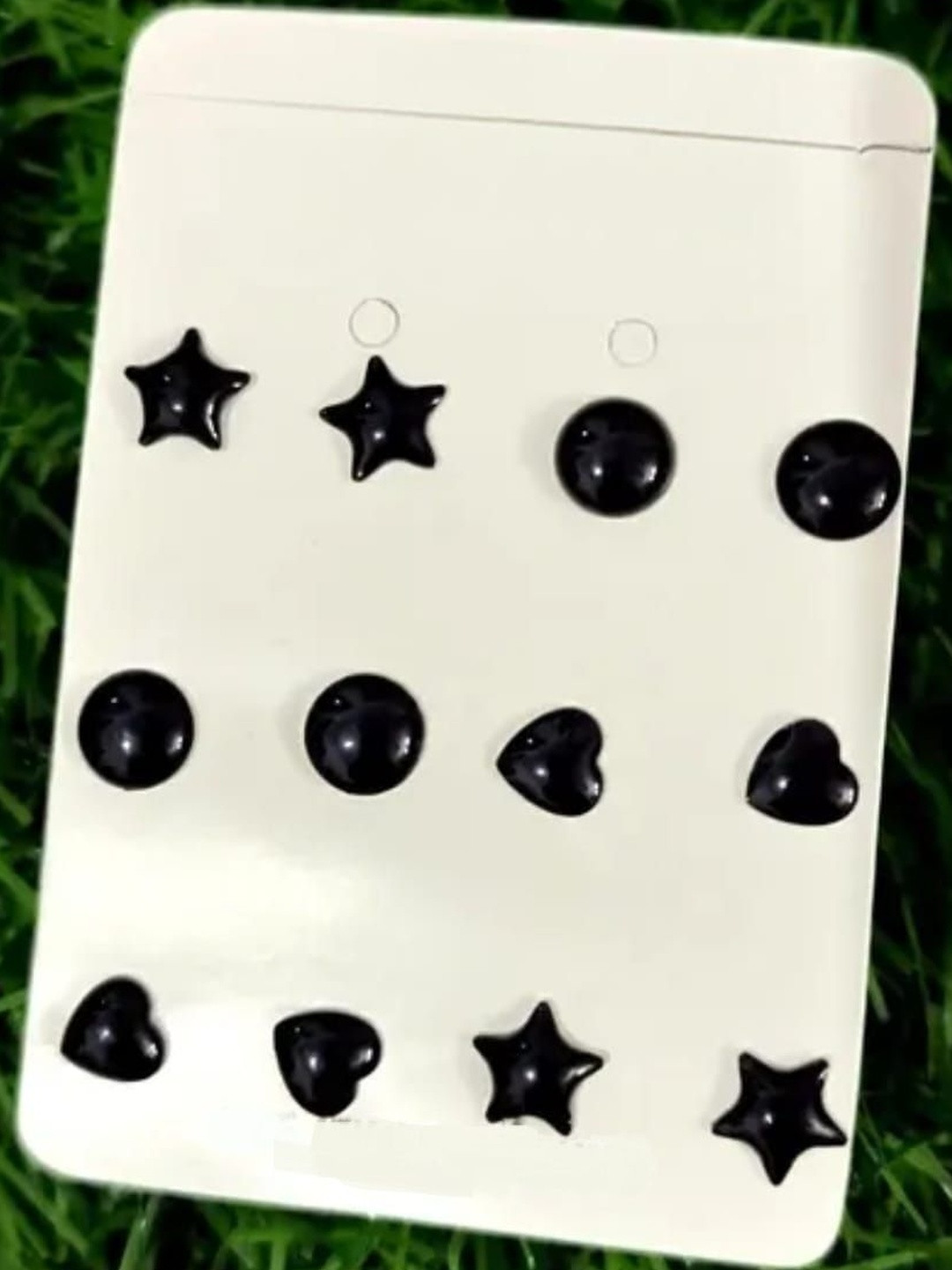 Shivarth Set of 6 Simple Korean Studs Earrings with Post and Back Closure