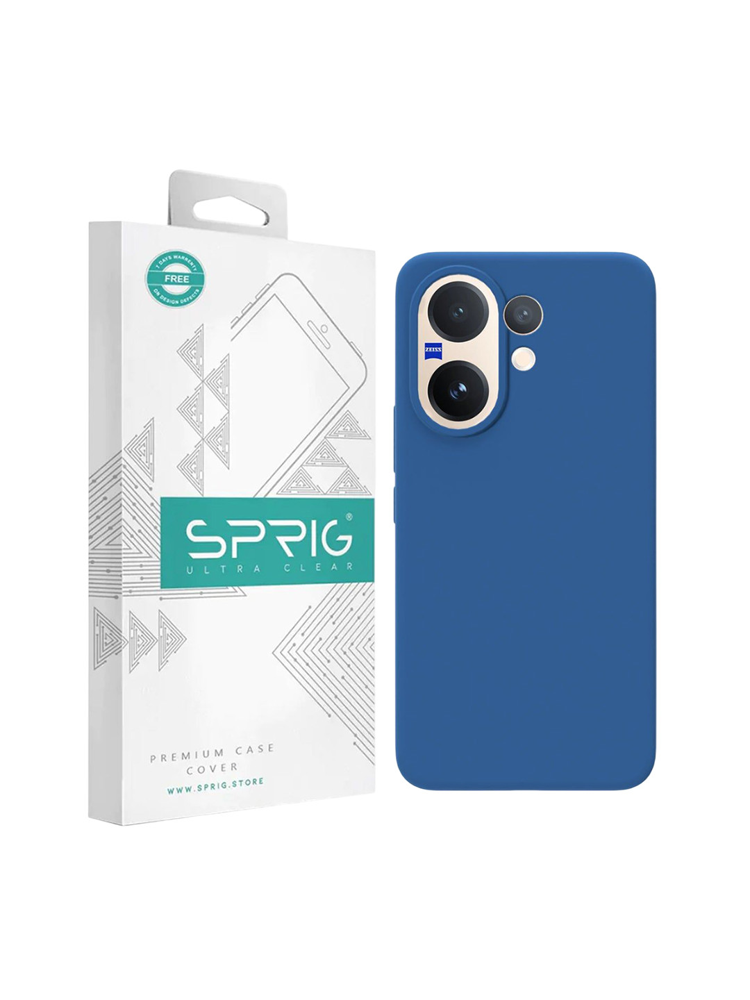 SPRIG vivo V60 Impact Resistant Back Case Mobile Accessories