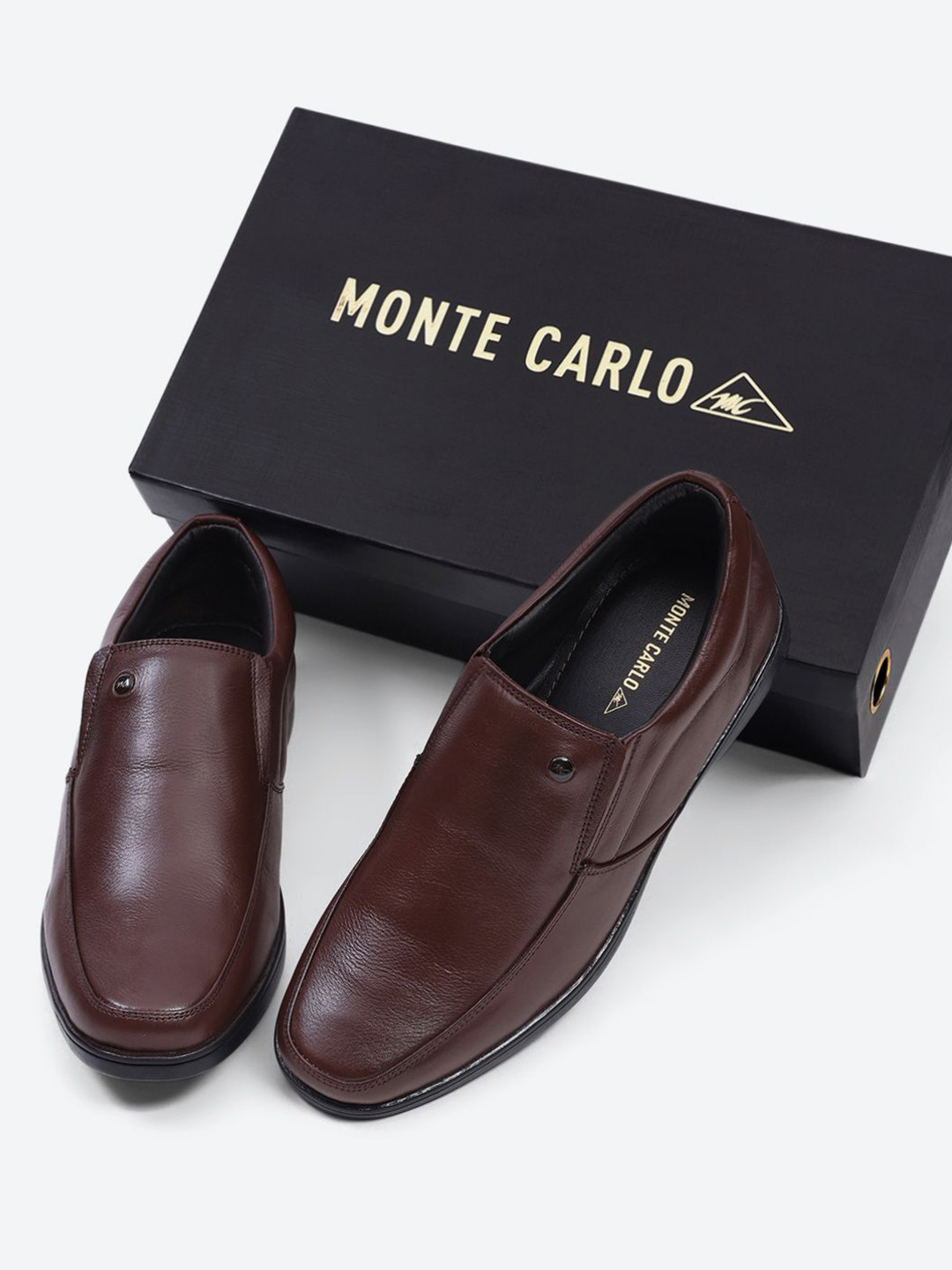 Monte Carlo Leather Formal Slip-On Shoes