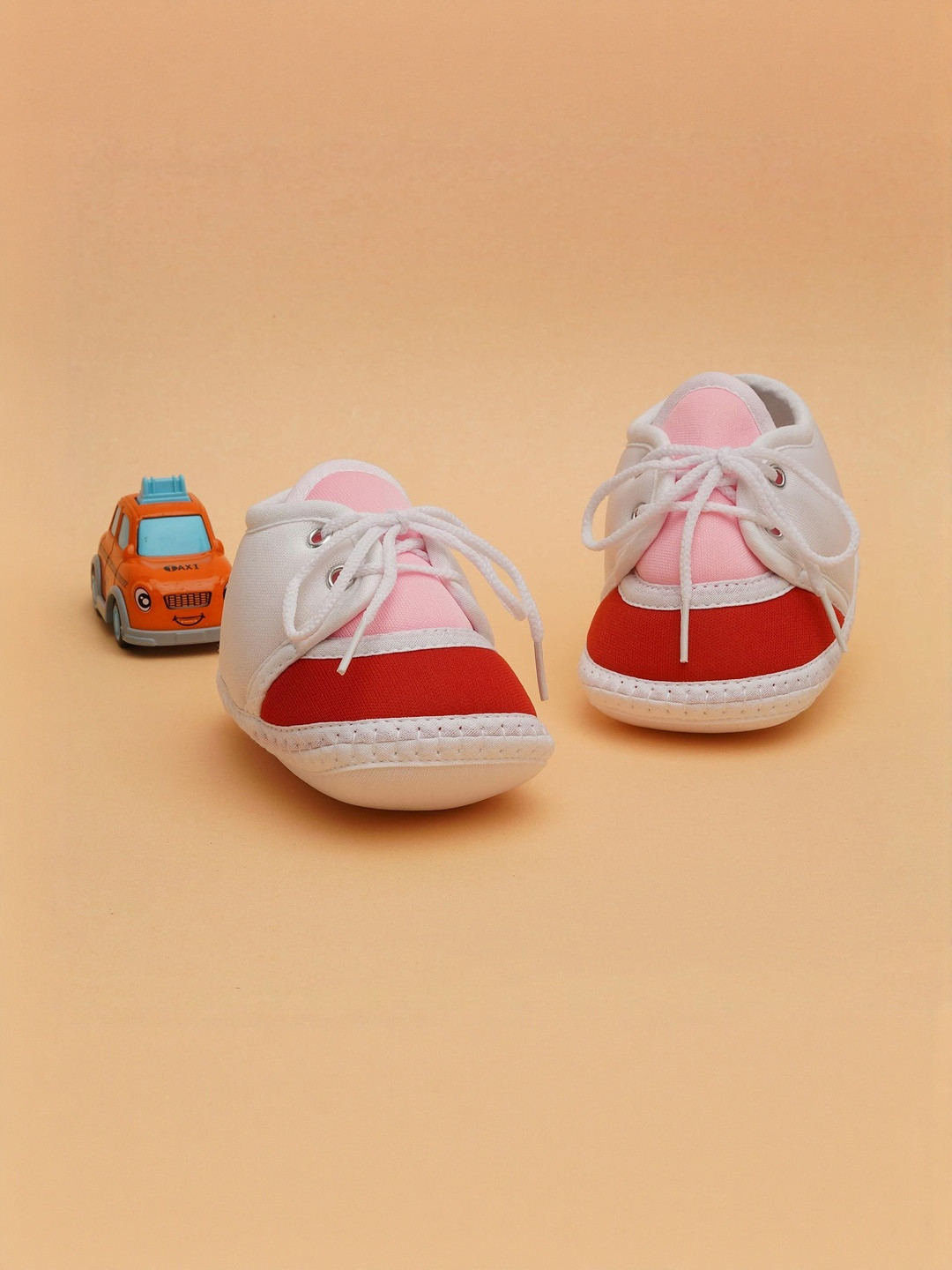 NESKA MODA Kids Soft Cotton Pre-Walker Lace Plain Booties