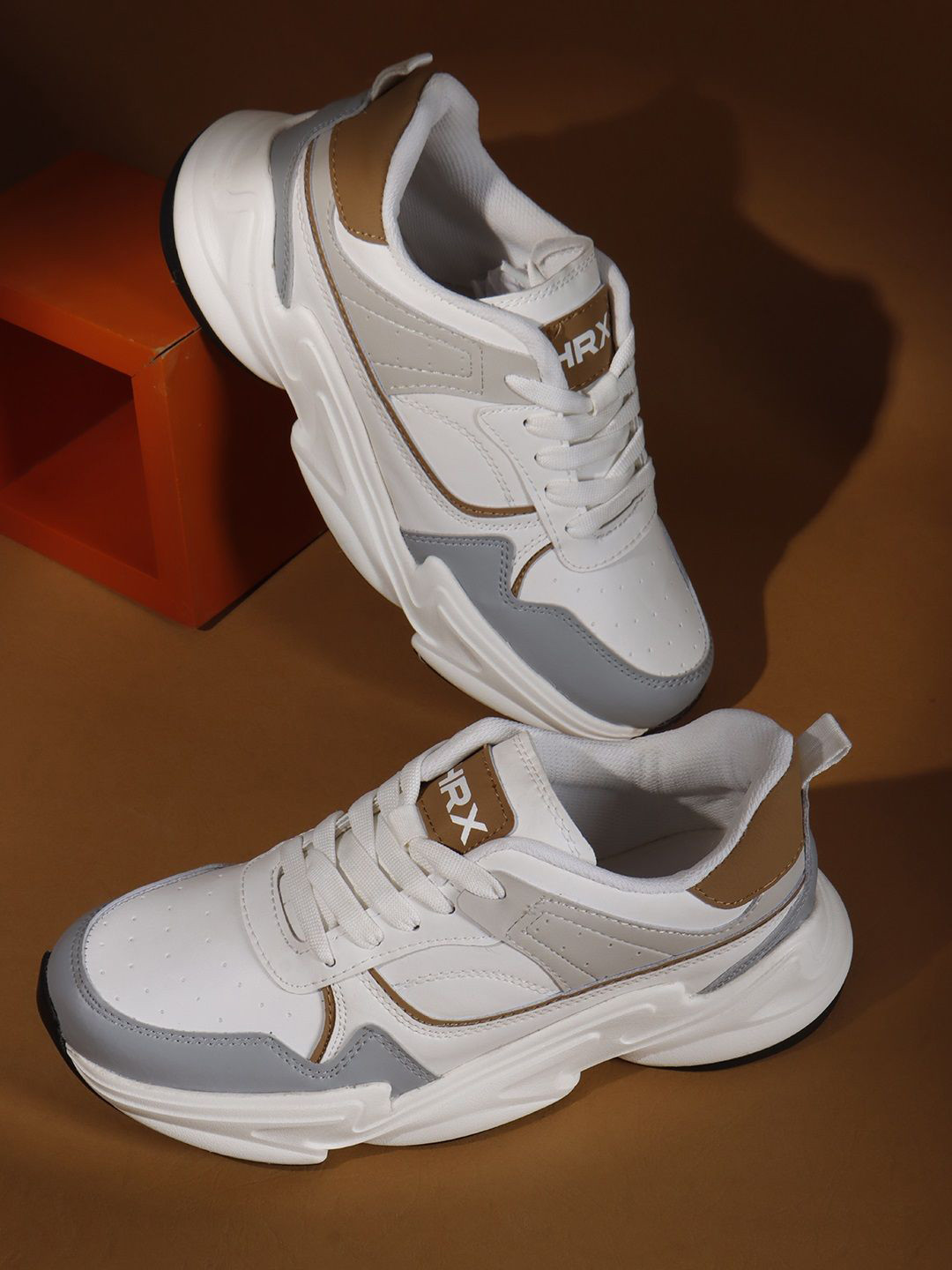 HRX by Hrithik Roshan Tiger Men Lace-Ups Colourblocked Sneakers