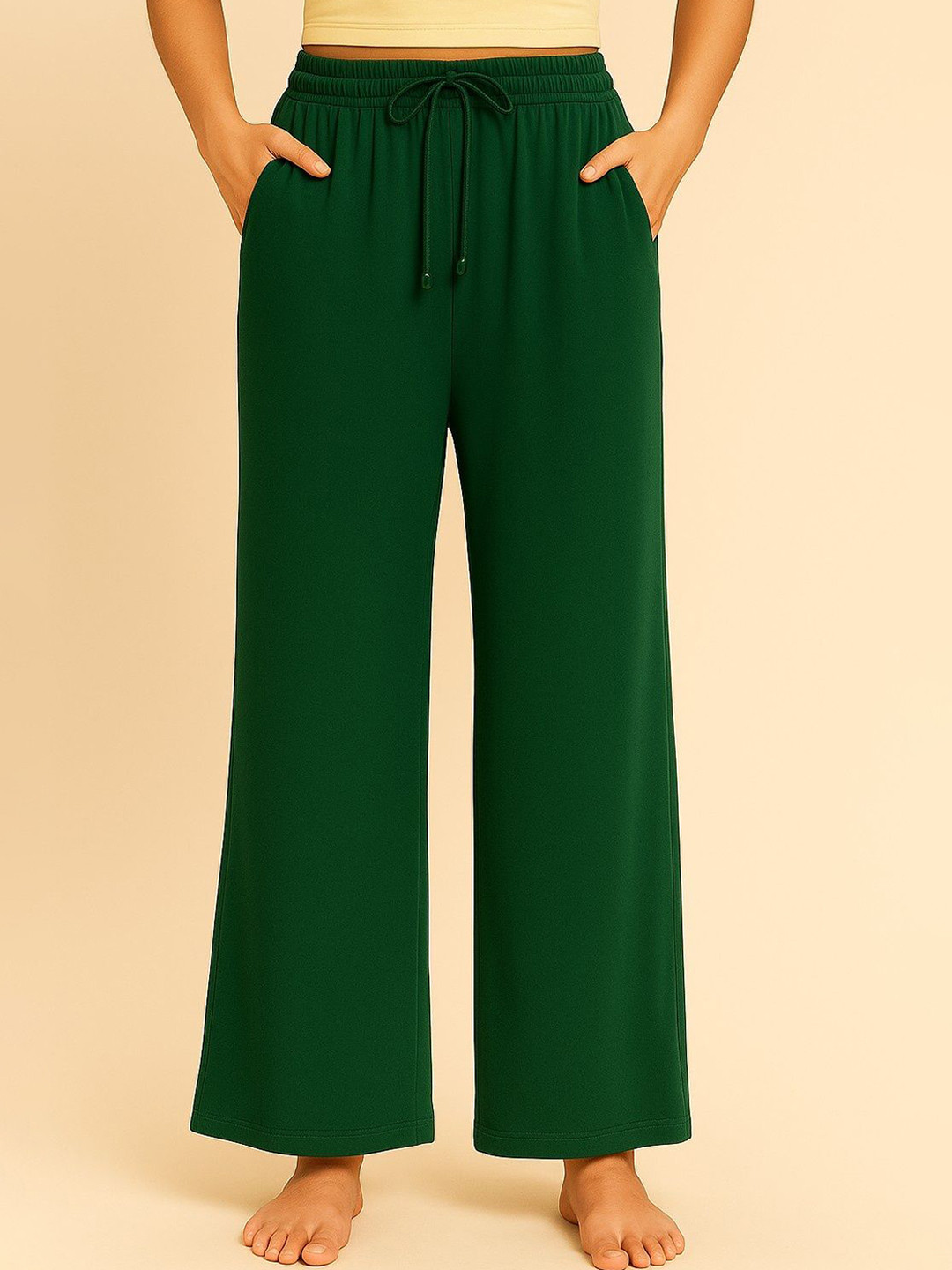 NEYSA Women Regular Fit High-Rise Trousers