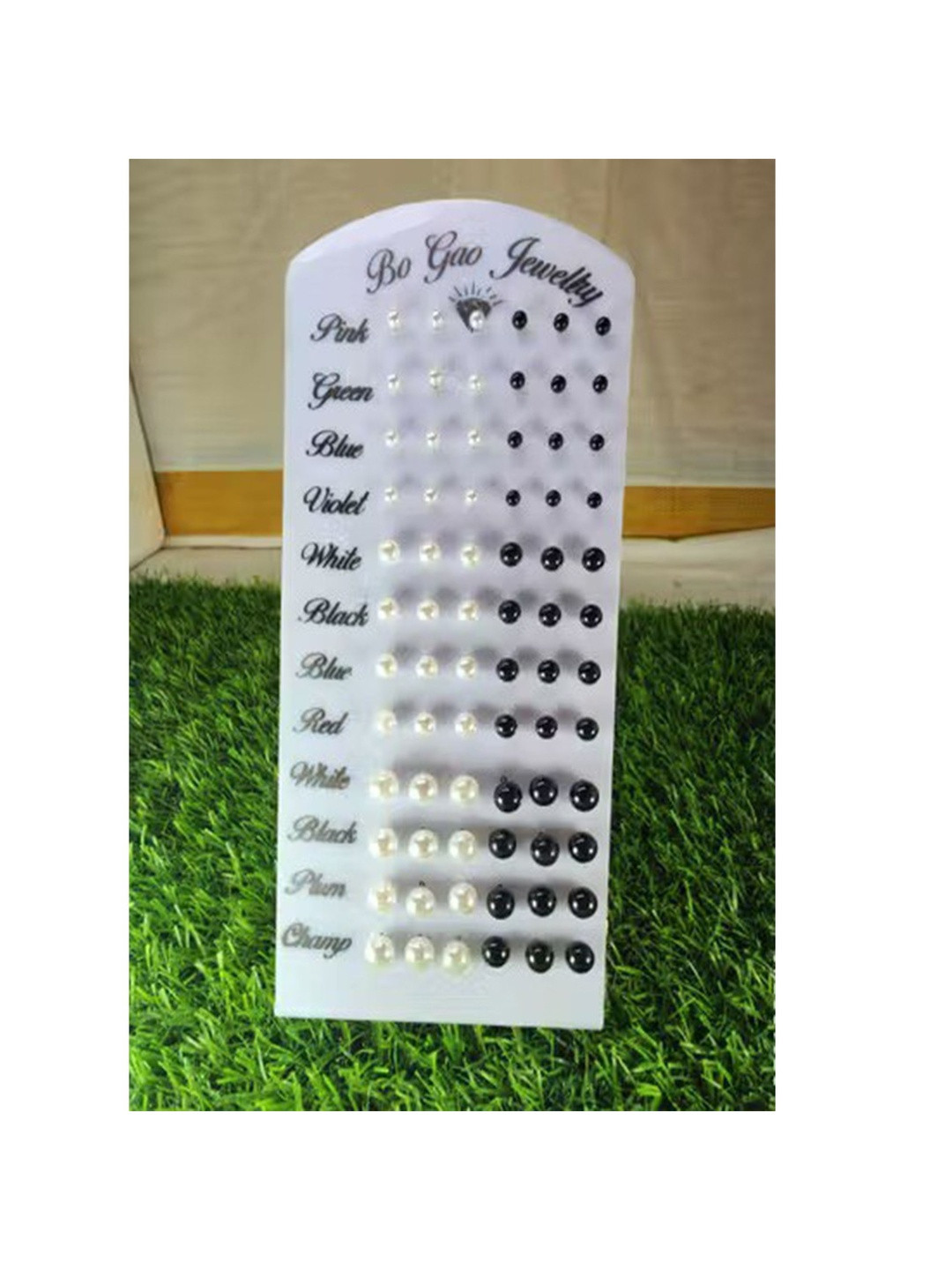 Shivarth Set of 36 & Multi Plastic Artificial Beads Earrings