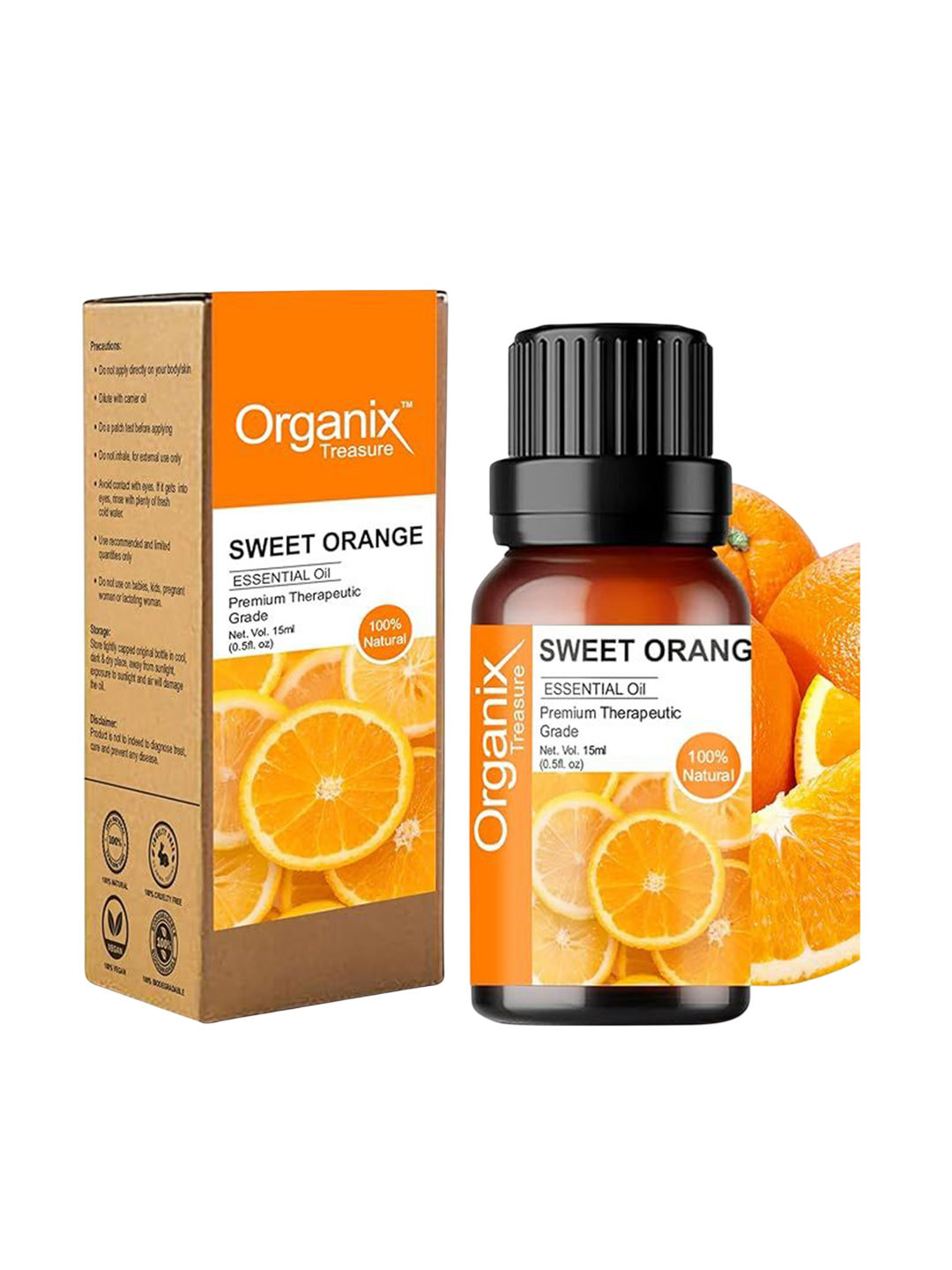 Organix Treasure Orange Essential Oil- 15 ml