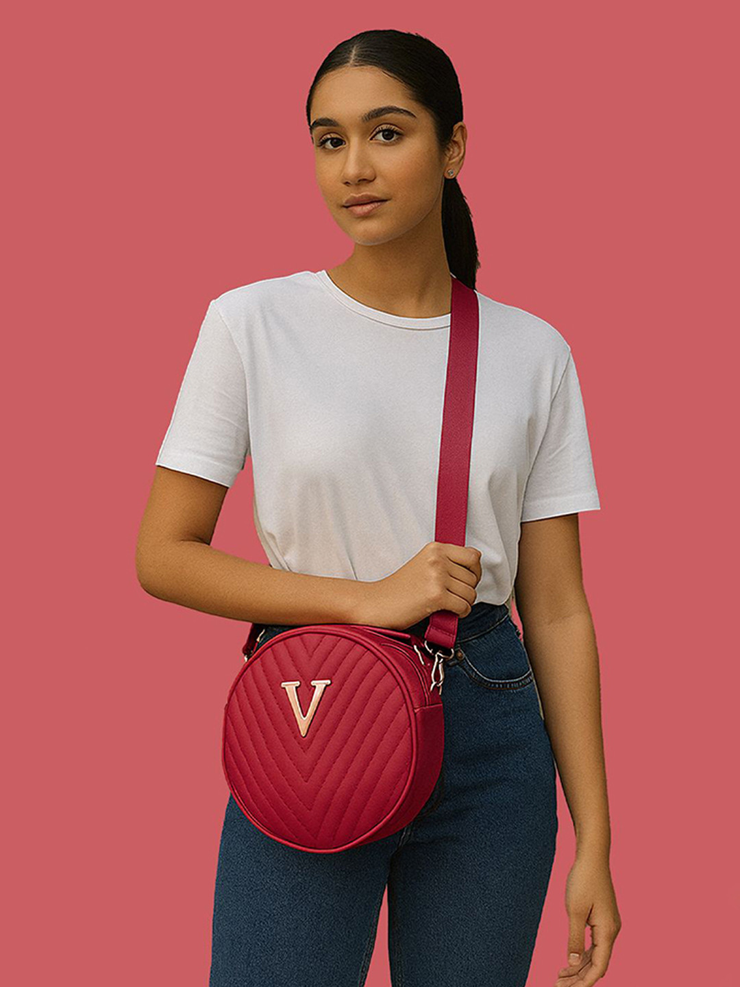 SAGEWARE Textured Crossbody Sling Bag