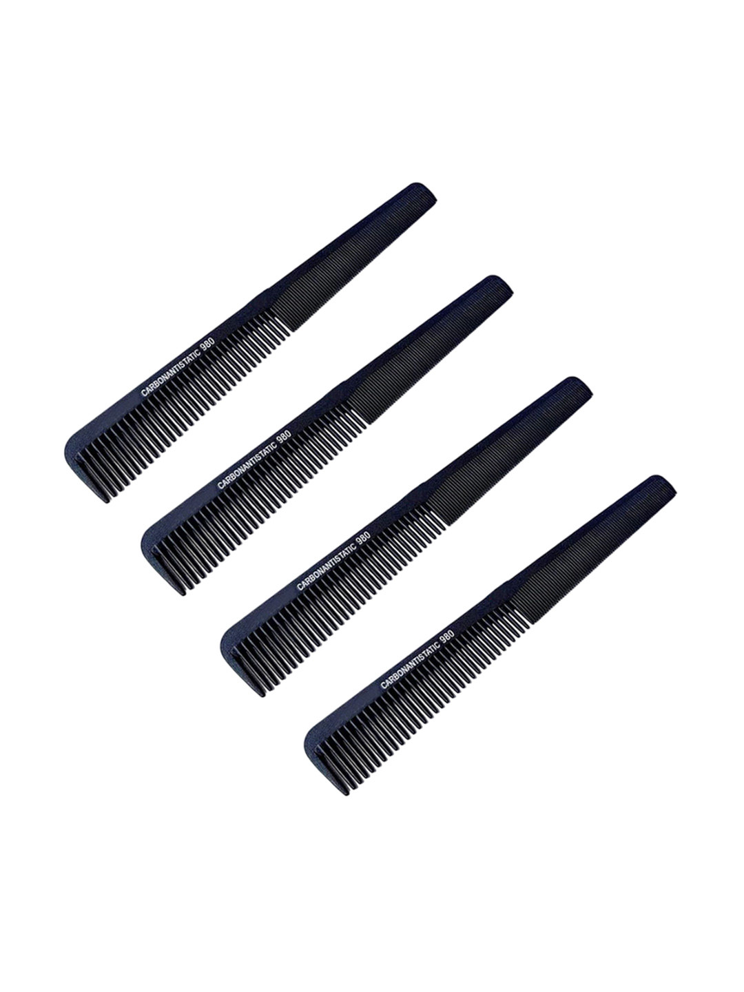 Adhvik Set Of 4 Fine Tooth Comb For Styling