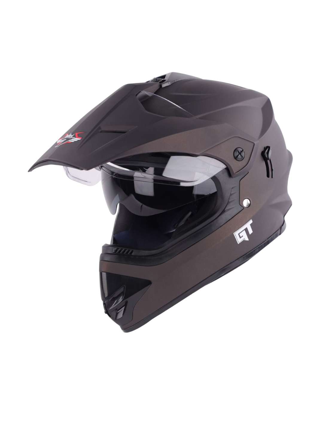 Steelbird SBH 13 Motocross GT ISI Certified Double Visor Full Face Helmet