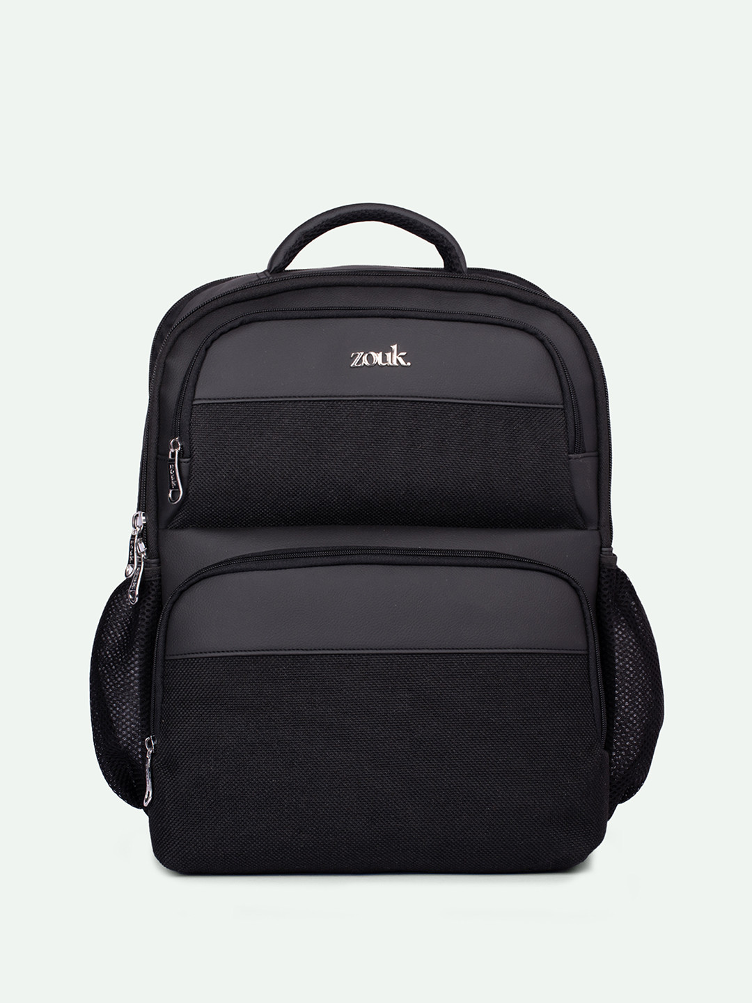 ZOUK Jet Unisex Padded Vegan Leather Backpack-Up to 16 inch