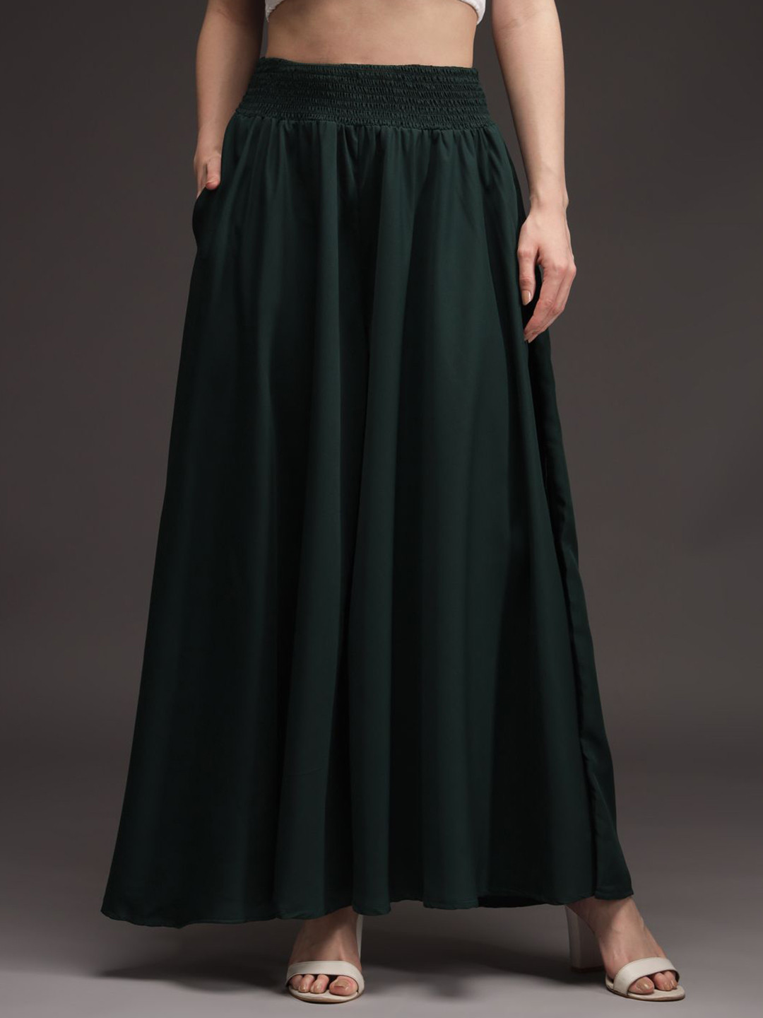 emeros Women Wide Leg Slip-On Palazzos
