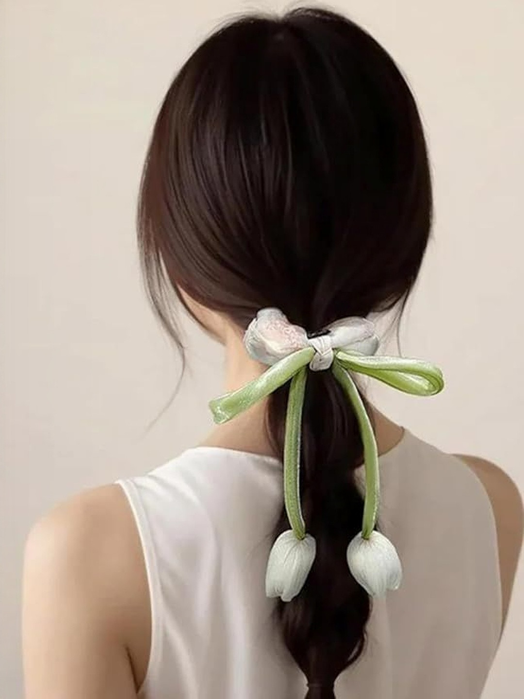 Beauty Flow Women Fabric Ponytail Holders