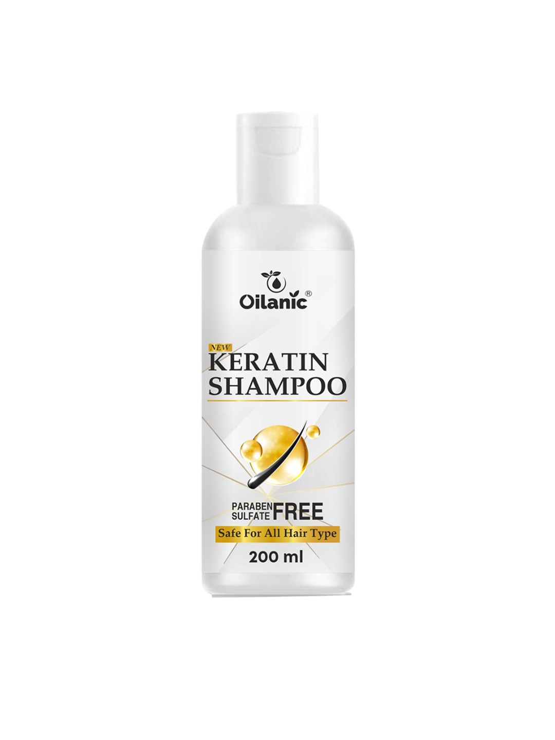 Oilanic Keratin Hair Shampoo For Healthy Hair - 200 ml